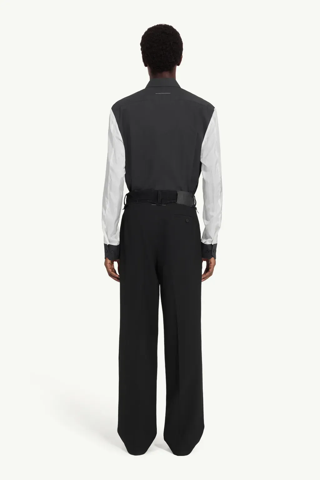 Replaced Waist Wool Trousers