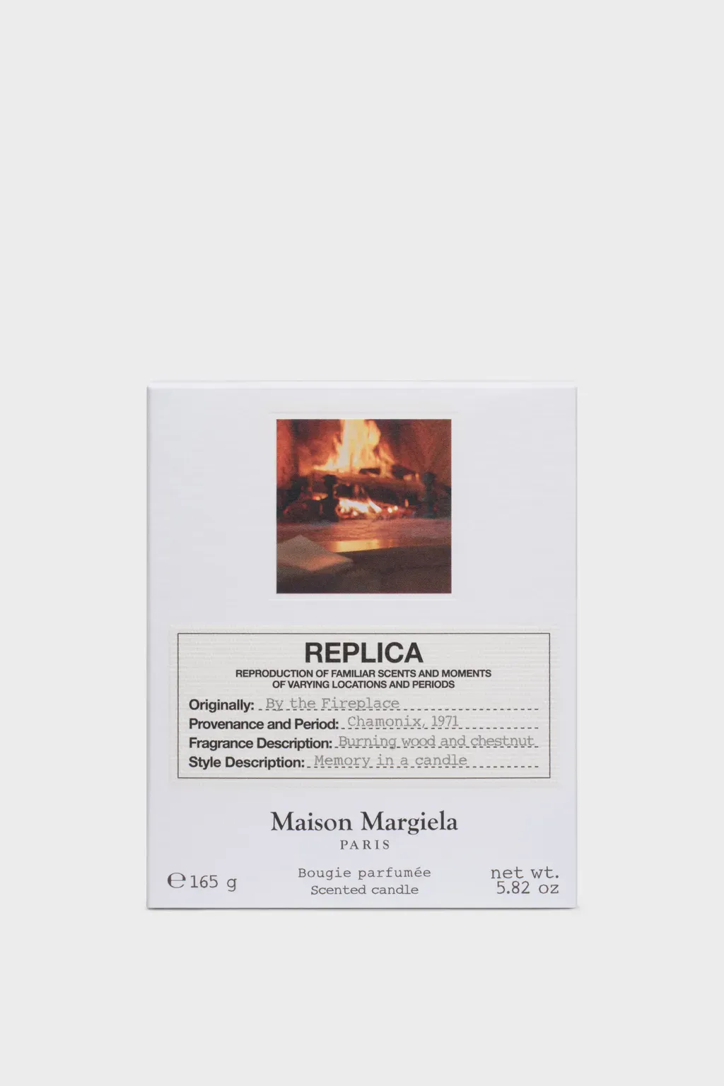 Replica By The Fireplace Candle