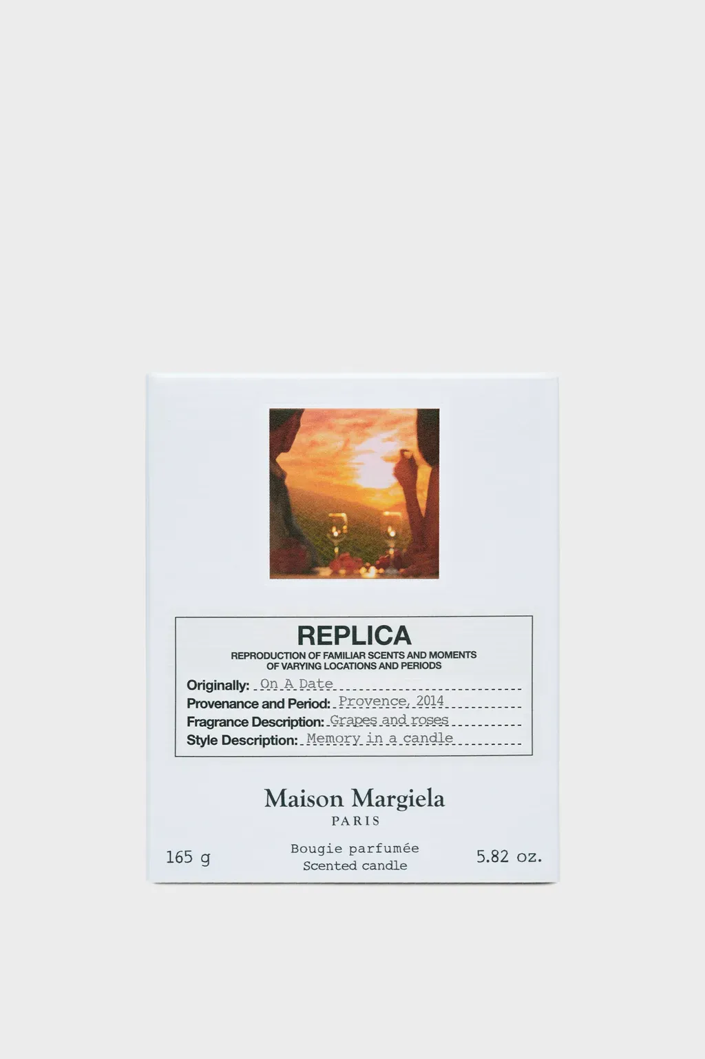 Replica On A Date Candle