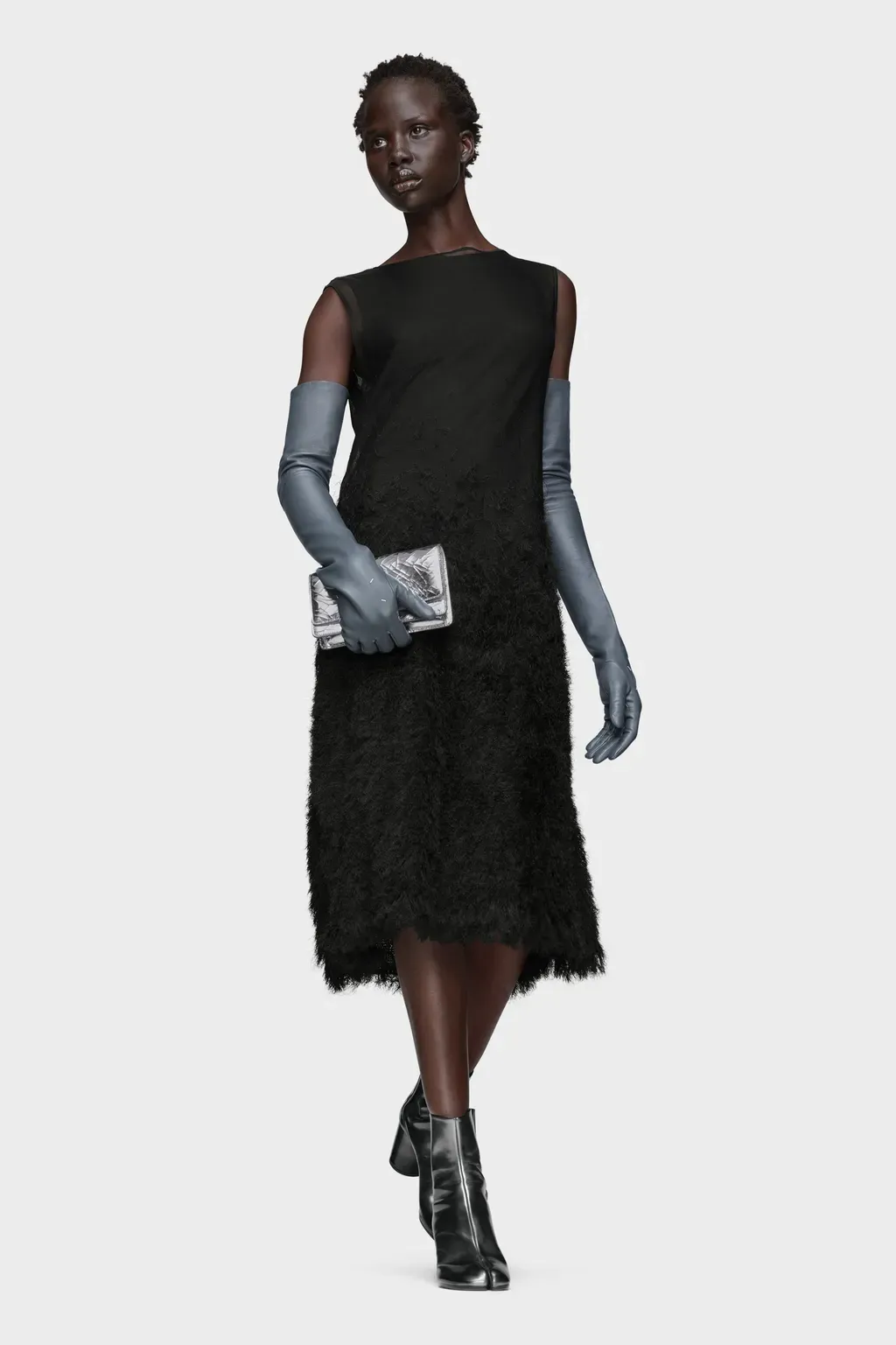 Retrograde Silk Knit Dress