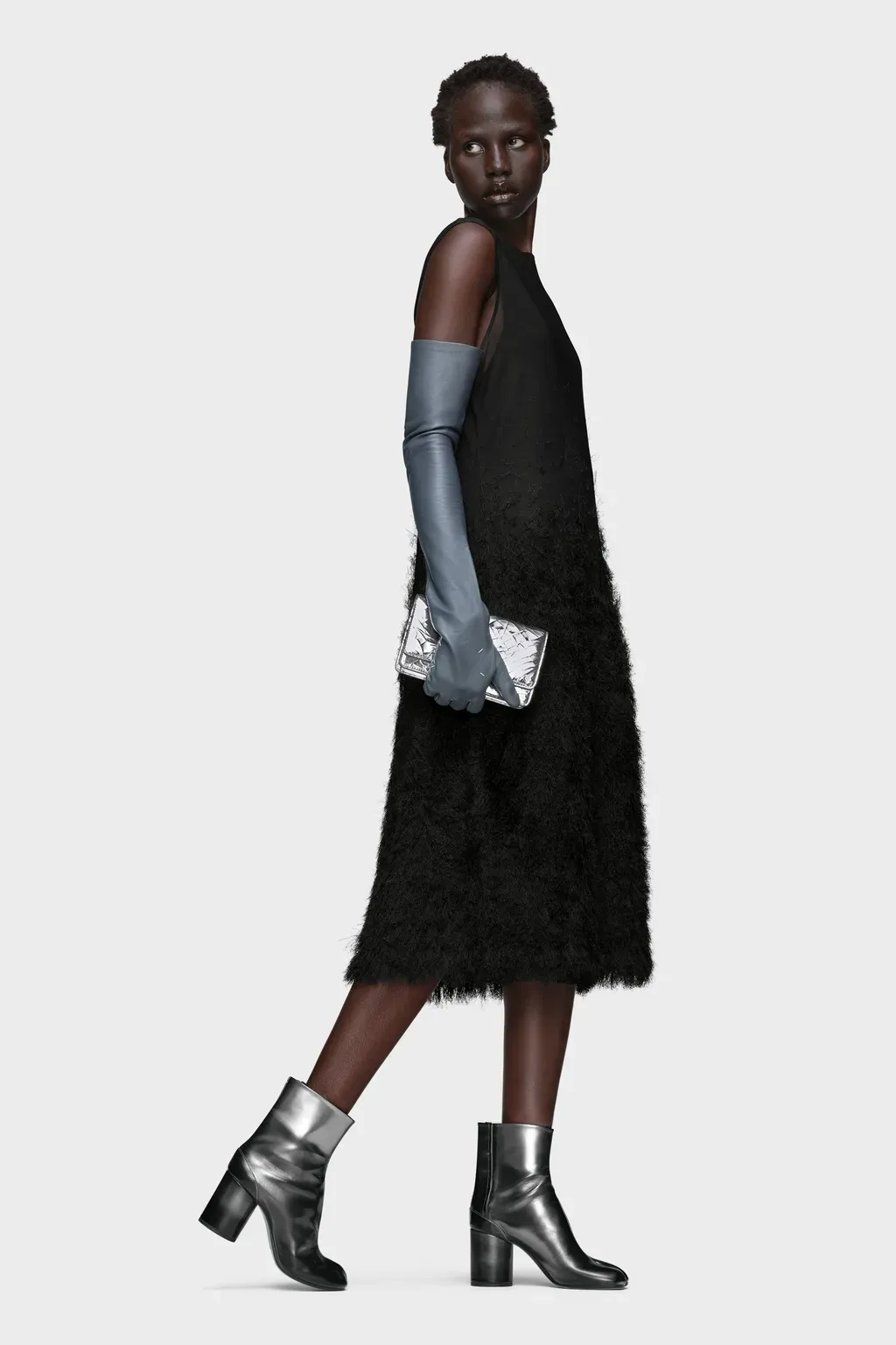 Retrograde Silk Knit Dress