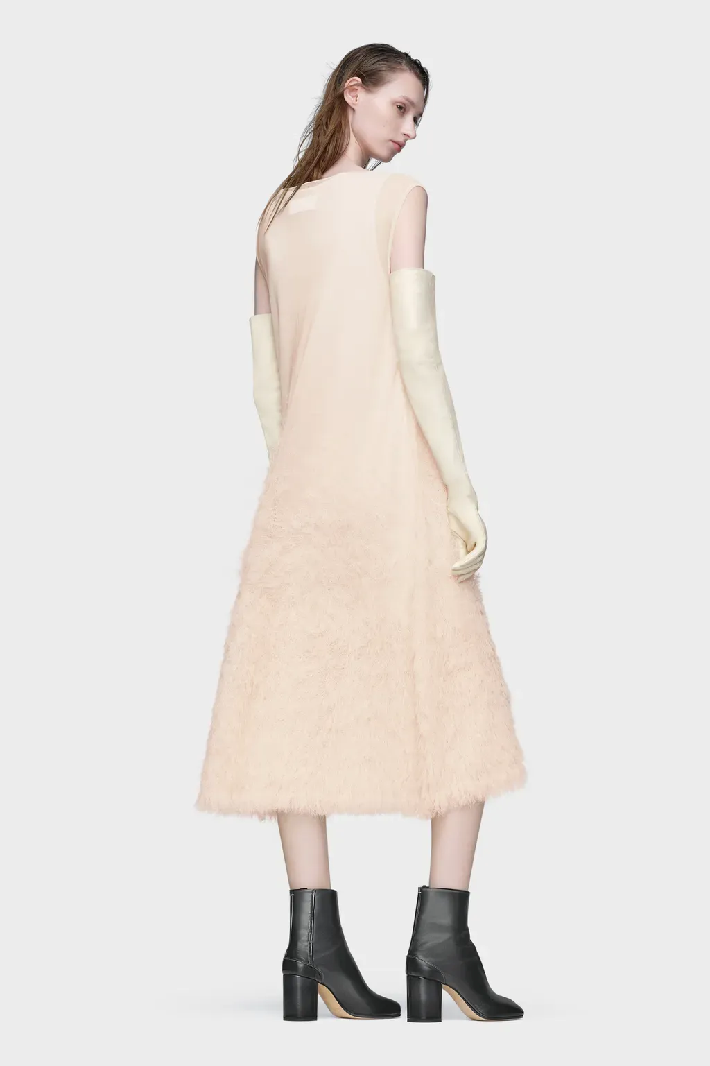 Retrograde Silk Knit Dress