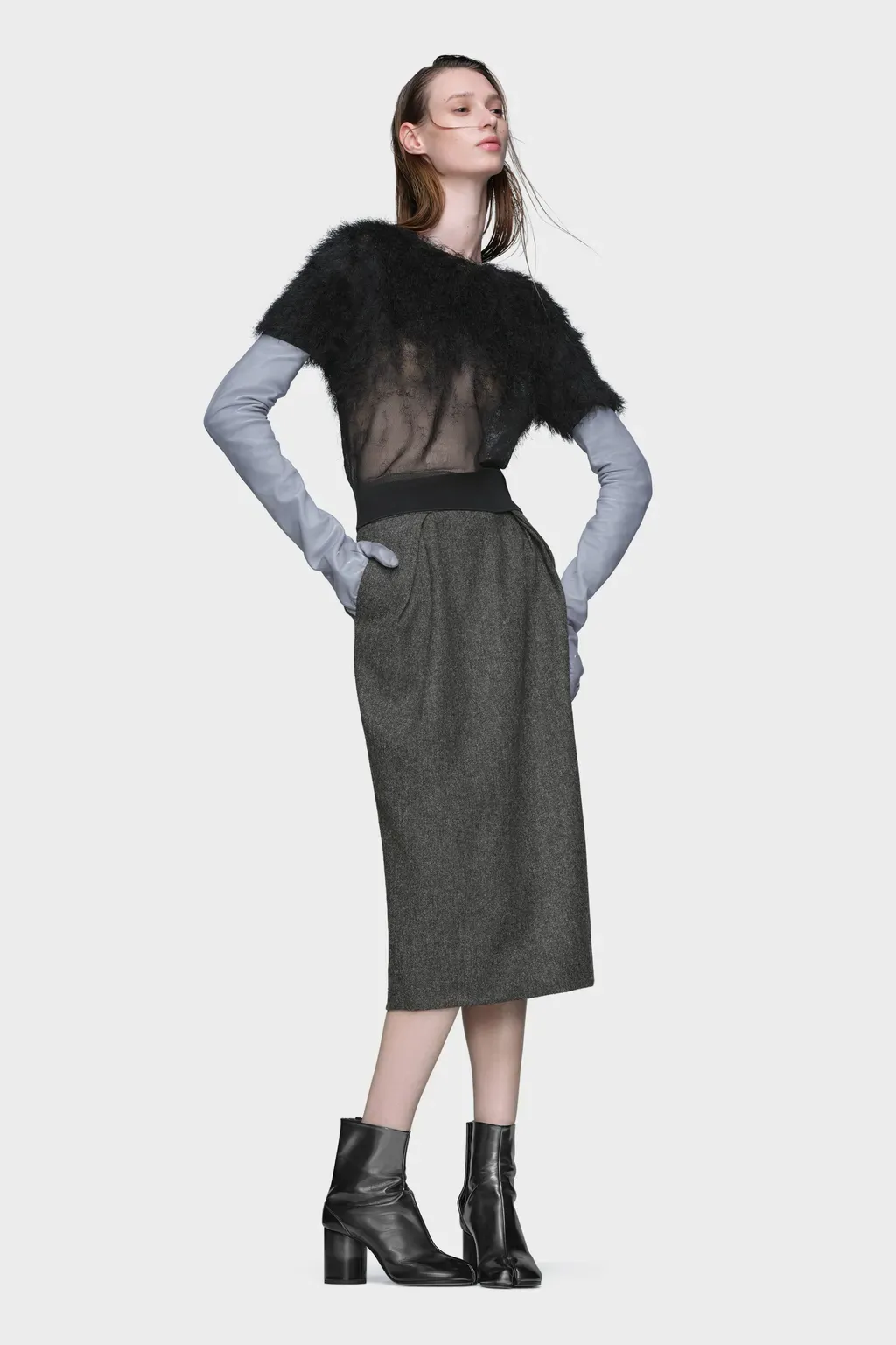 Retrograde Silk Knit Top