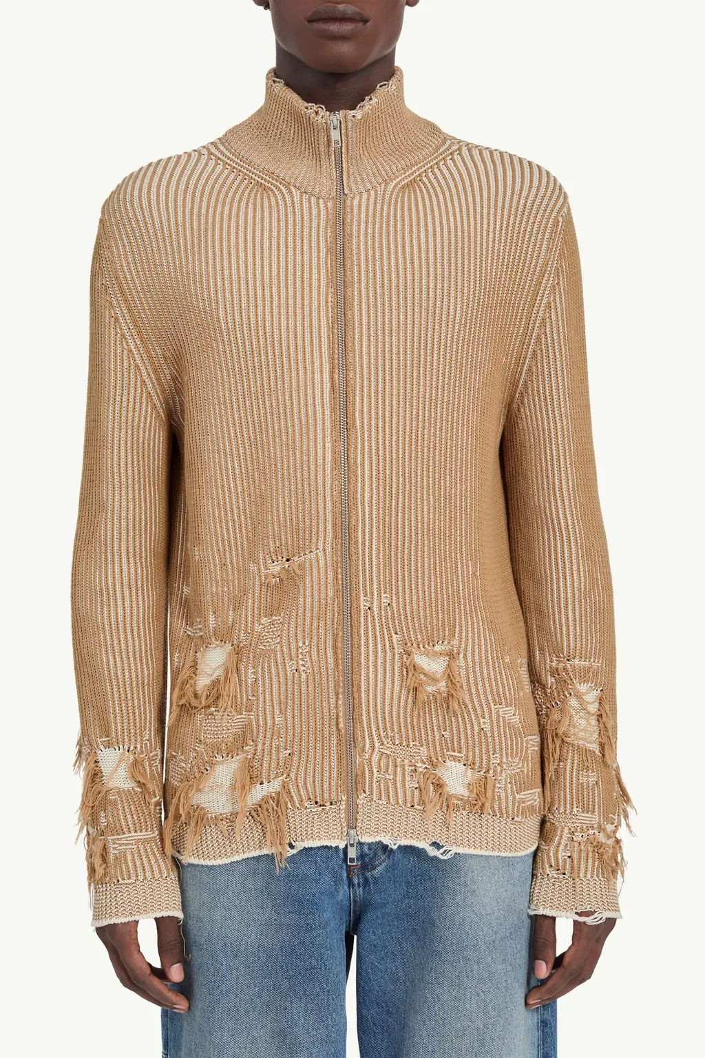 Ribbed Knit Cardigan