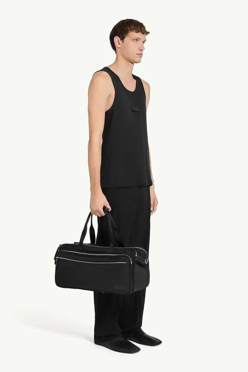 Ribbed Jersey Tank Top