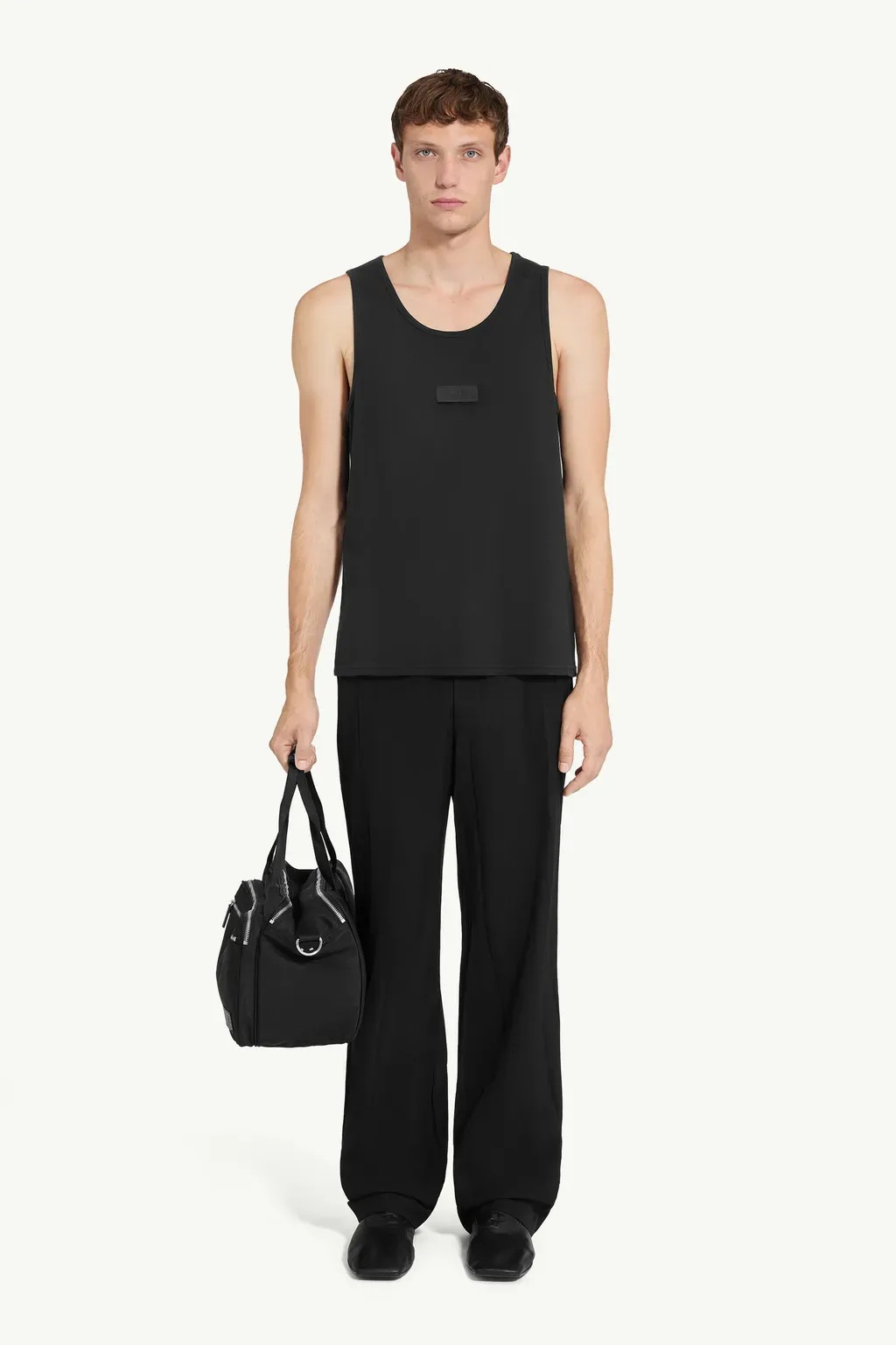 Ribbed Jersey Tank Top