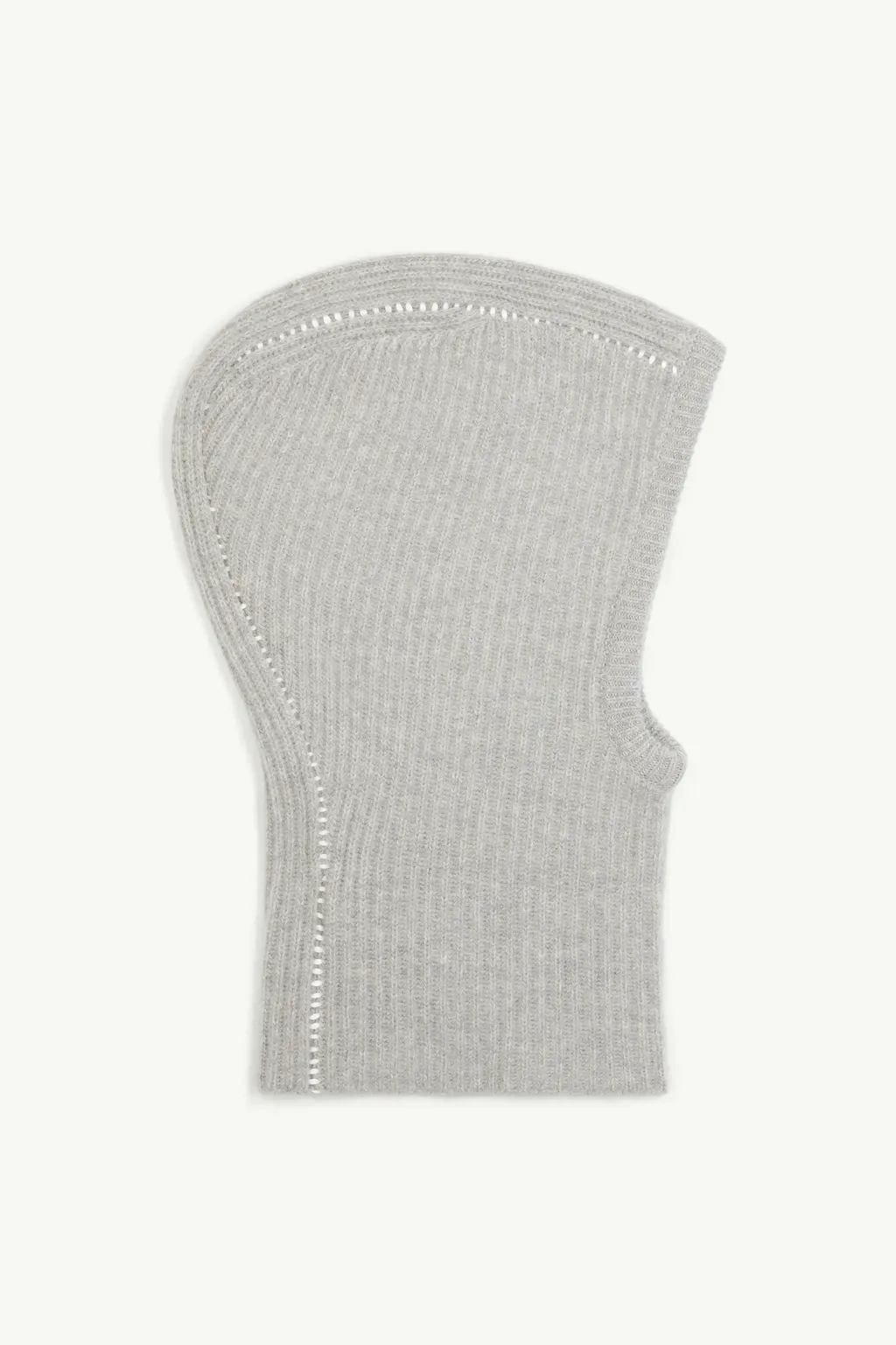 Ribbed Wool Balaclava