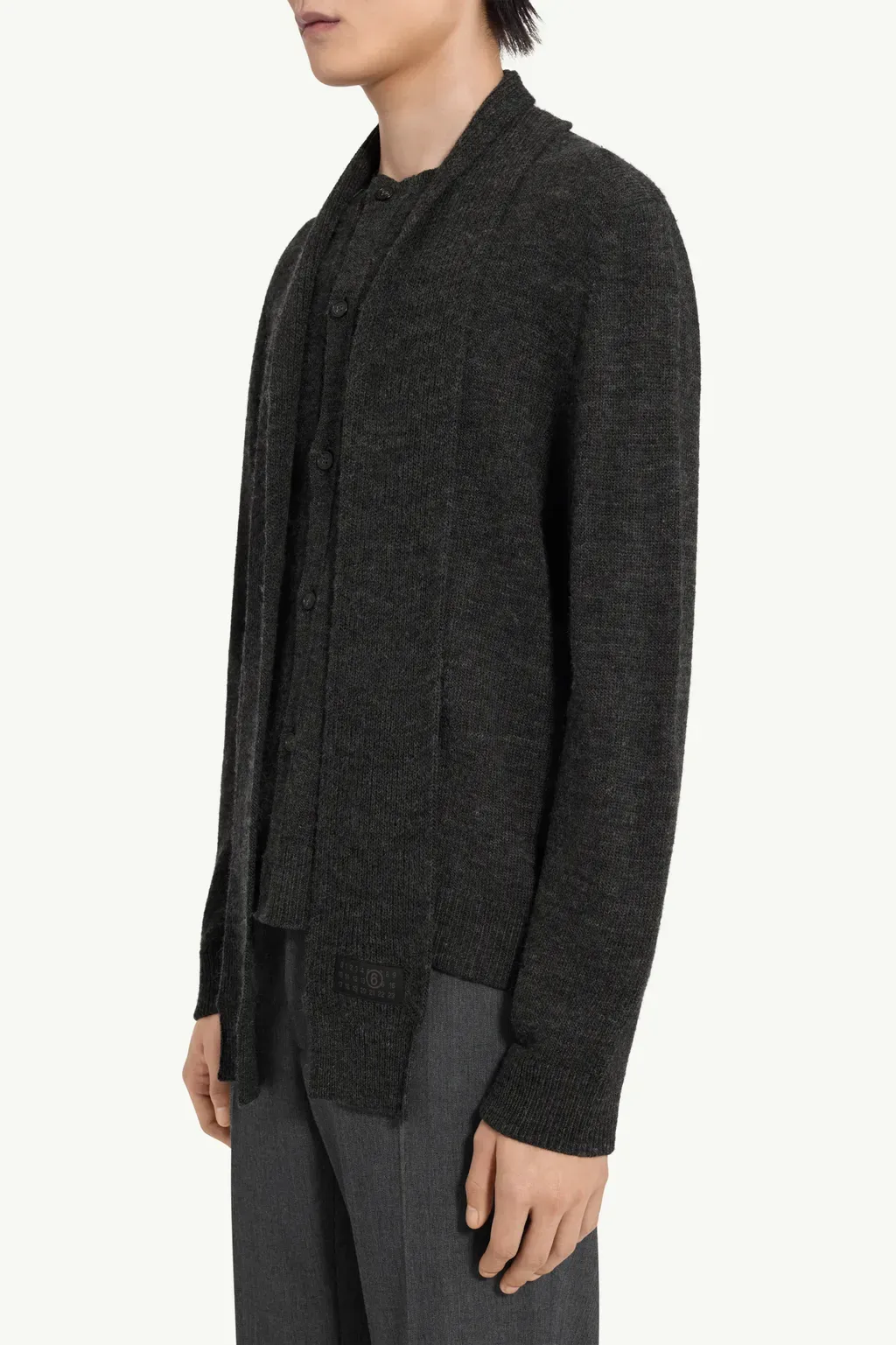 Scarf Knit Cardigan