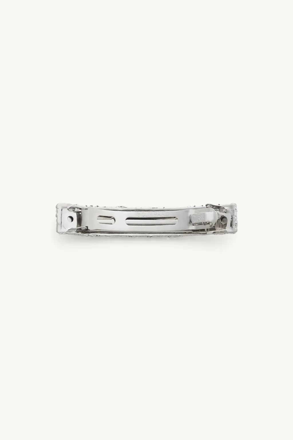 Silver Foil Hair Clip