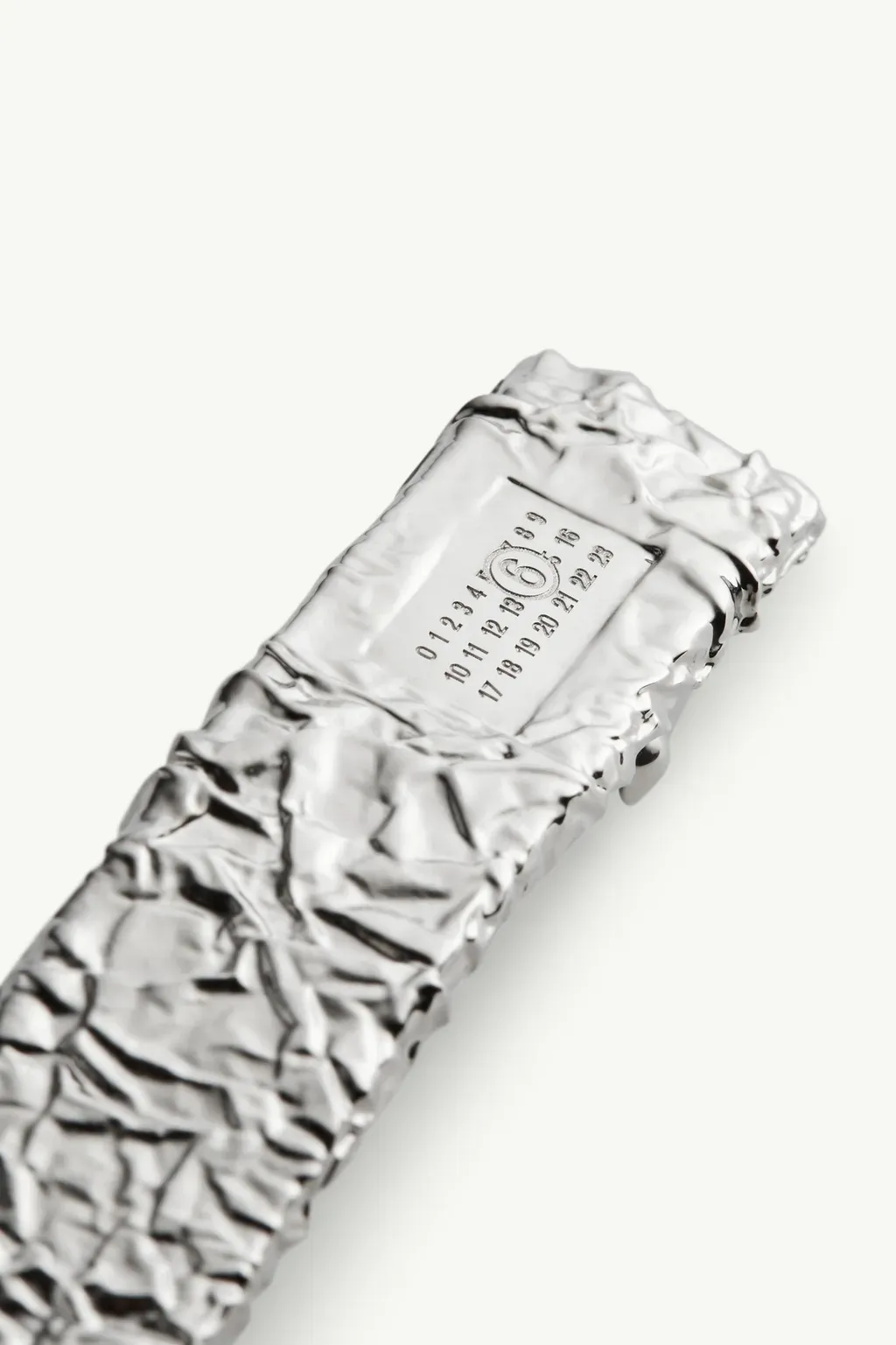 Silver Foil Hair Clip