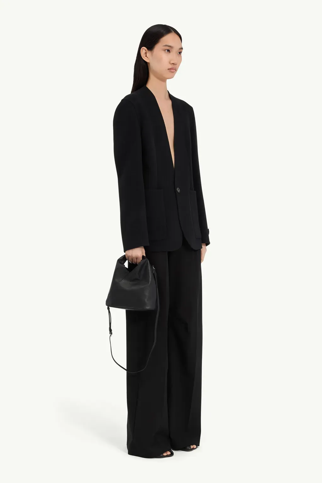 Single-Breasted Wool Jacket