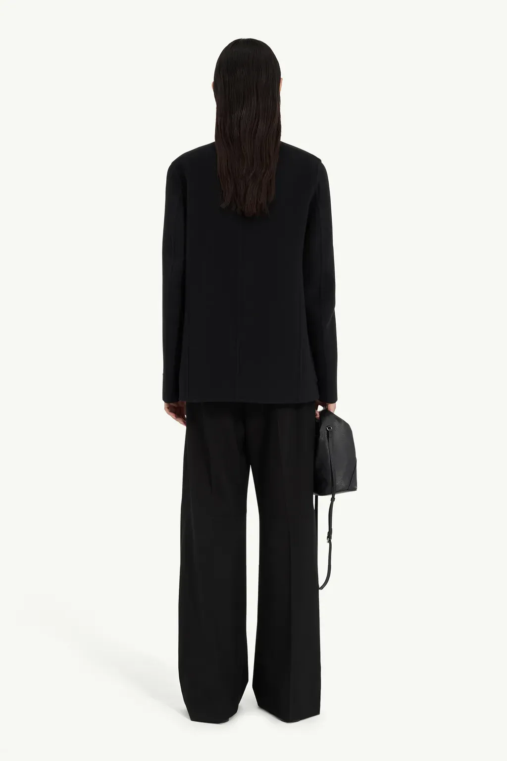 Single-Breasted Wool Jacket