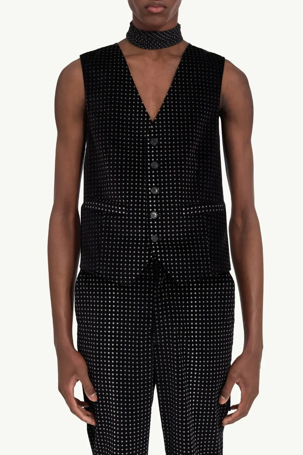 Star Velvet Waistcoat