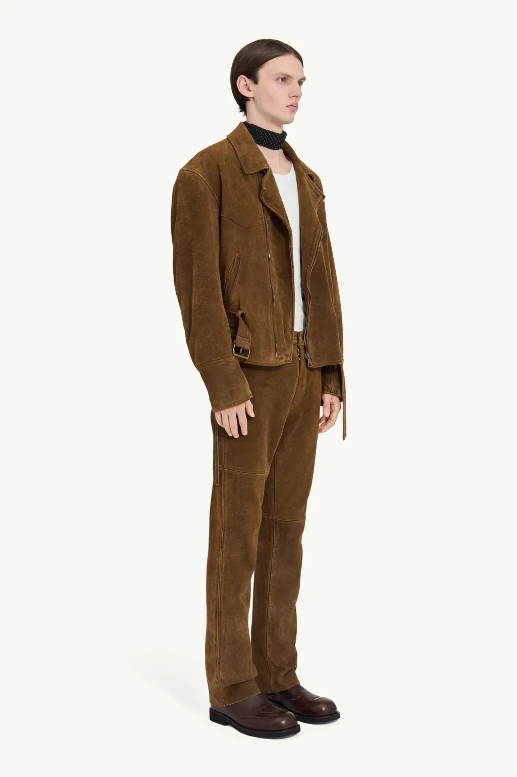 Suede Biker Jacket