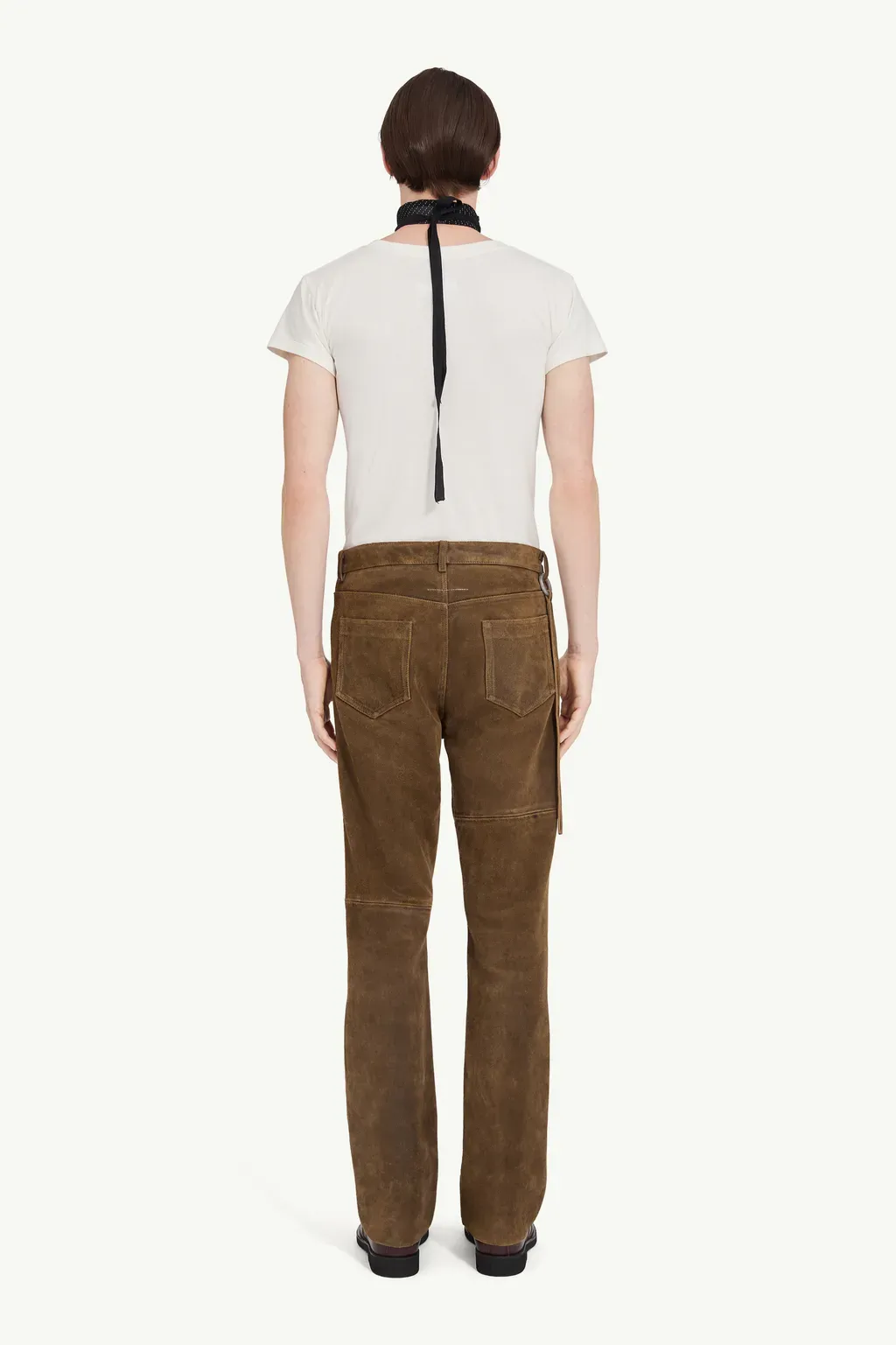 Suede Leather Trousers