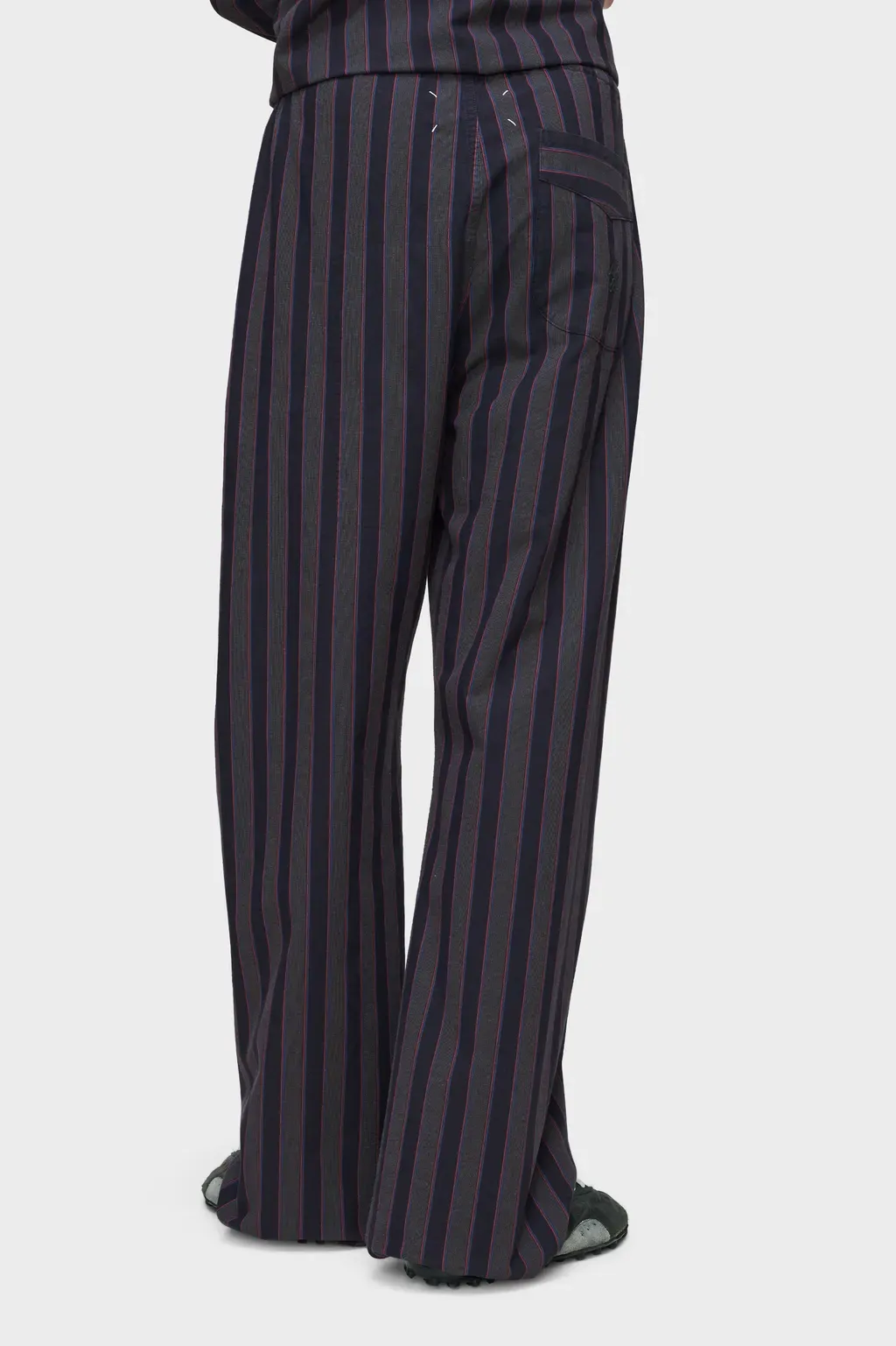 Striped Pyjama Cotton Trousers