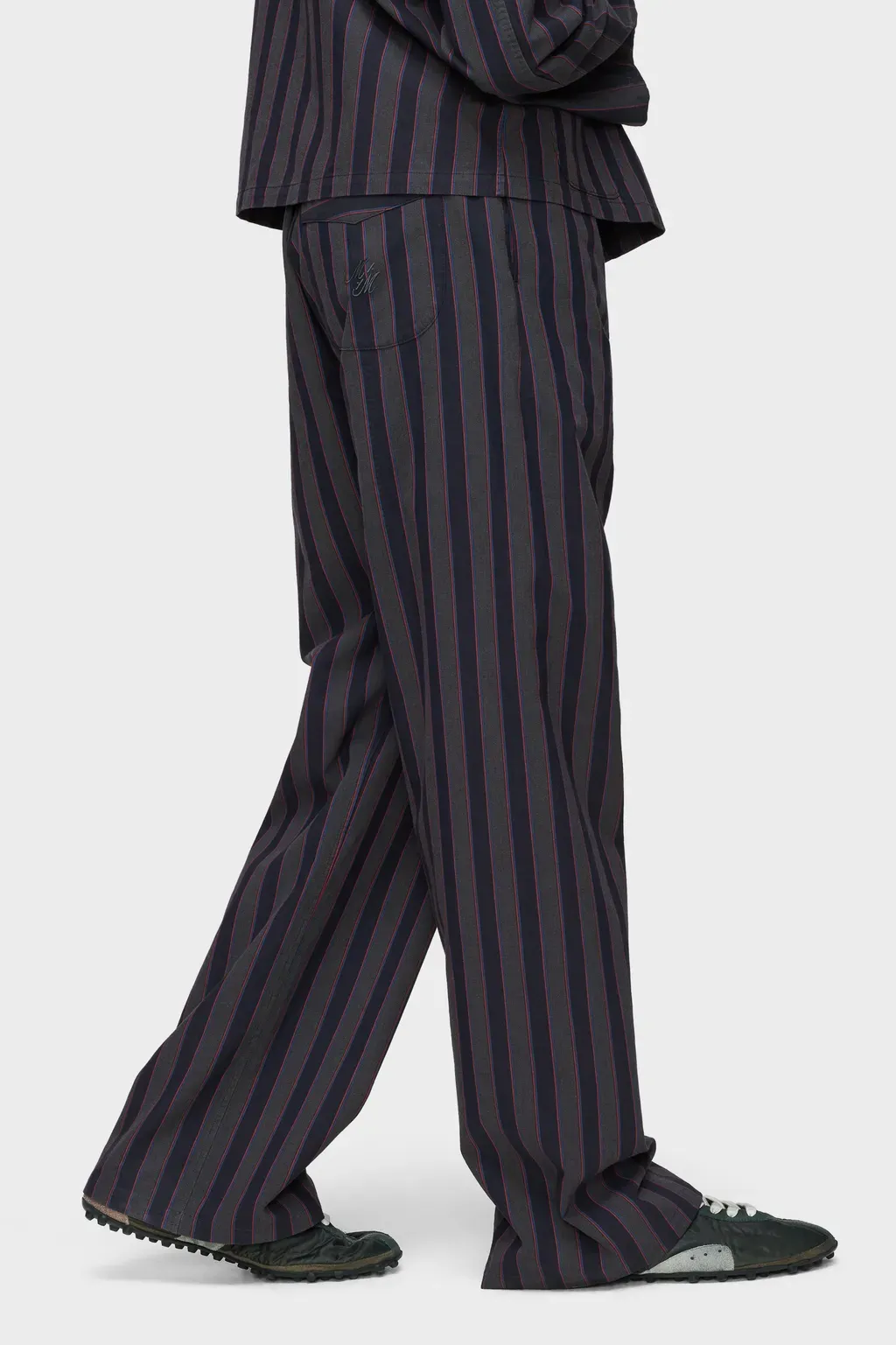 Striped Pyjama Cotton Trousers