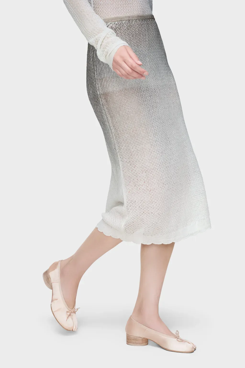 Tabi Satin Ballerina