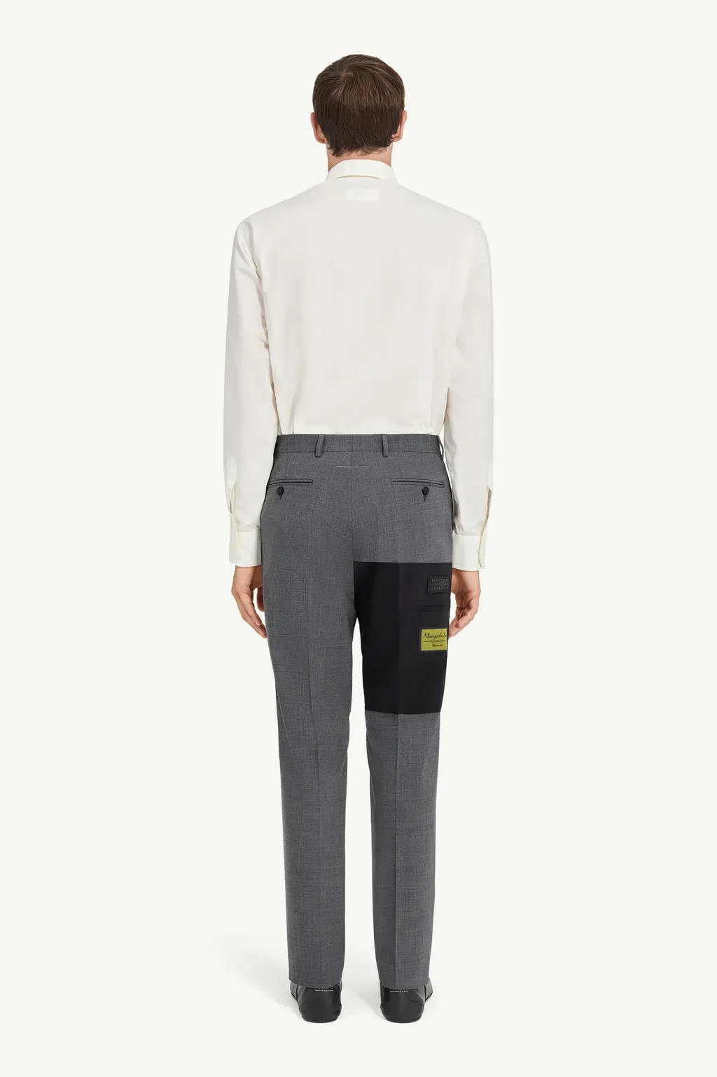 Tailored Wool-Blend Trousers