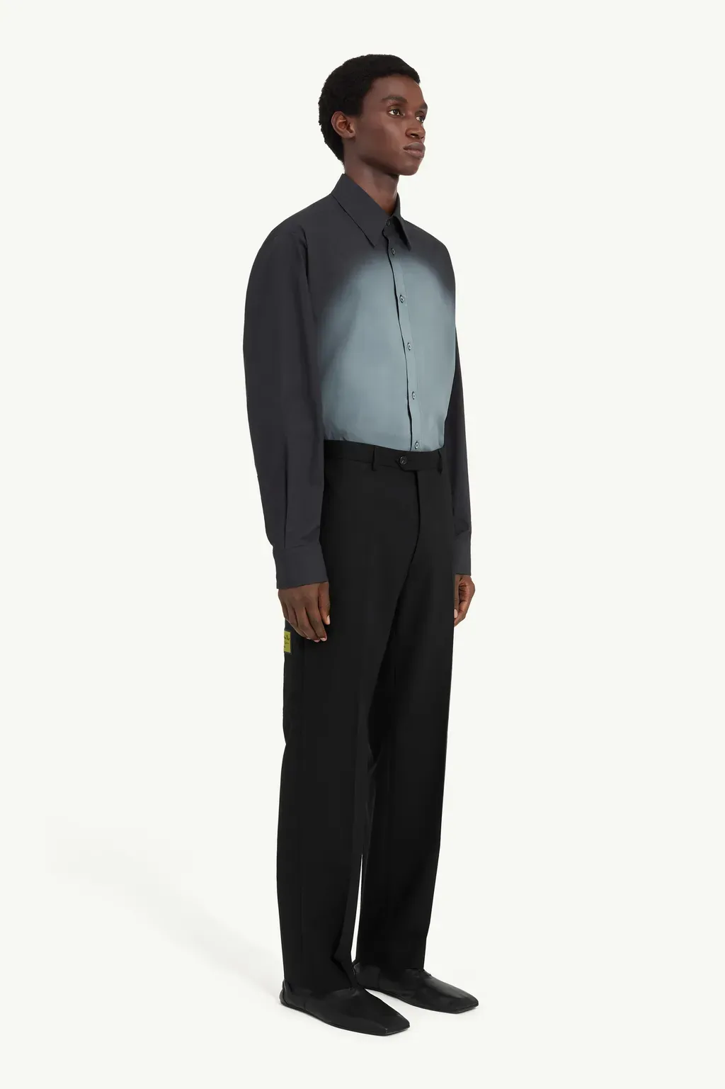 Tailored Wool-Blend Trousers