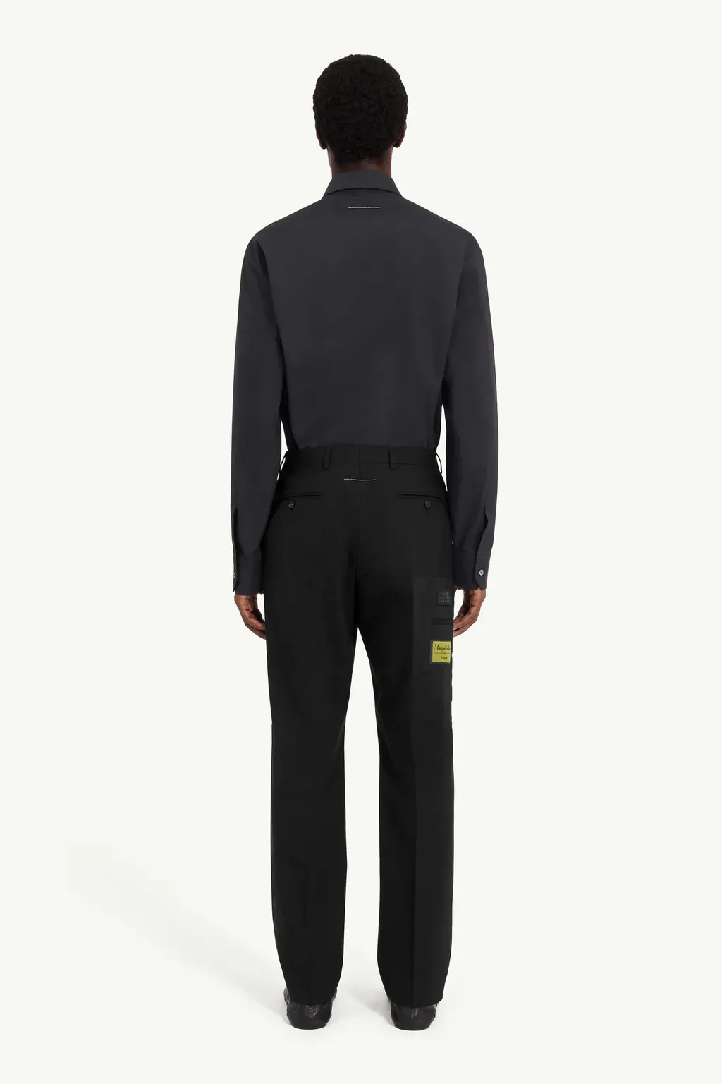 Tailored Wool-Blend Trousers