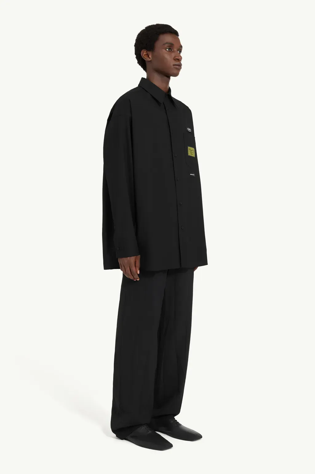 Tailored Wool-Blend Shirt