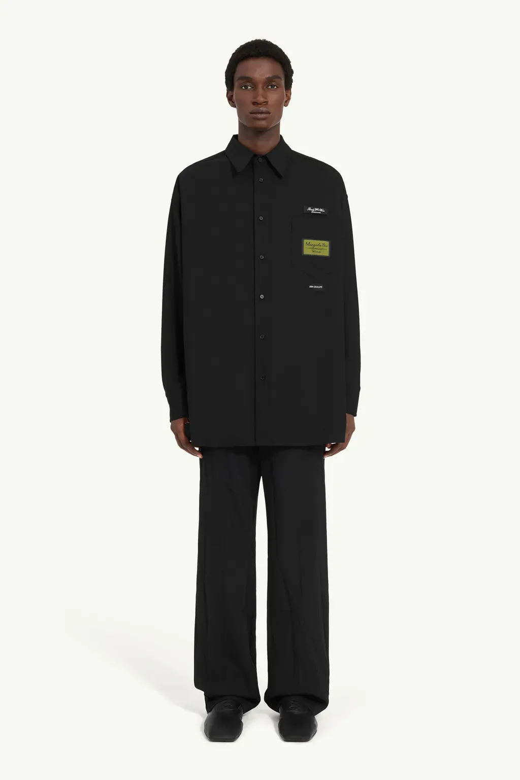 Tailored Wool-Blend Shirt