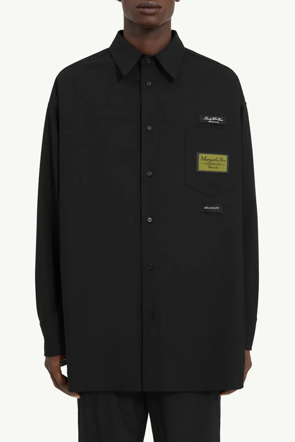 Tailored Wool-Blend Shirt