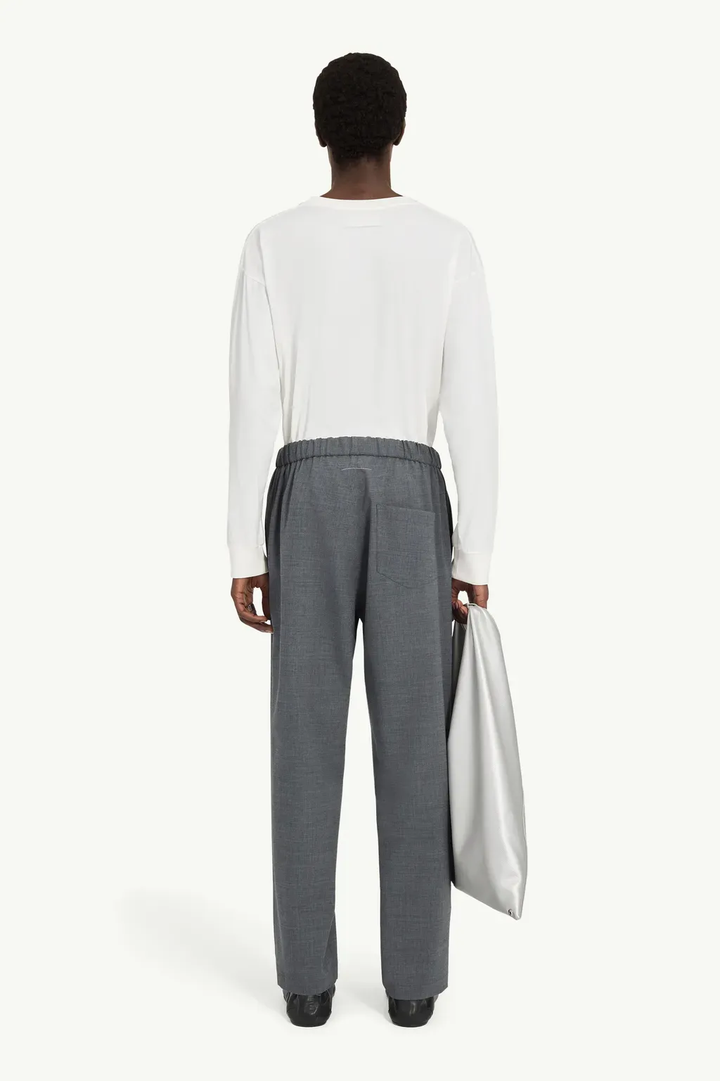 Tailored Wool-Blend Trousers
