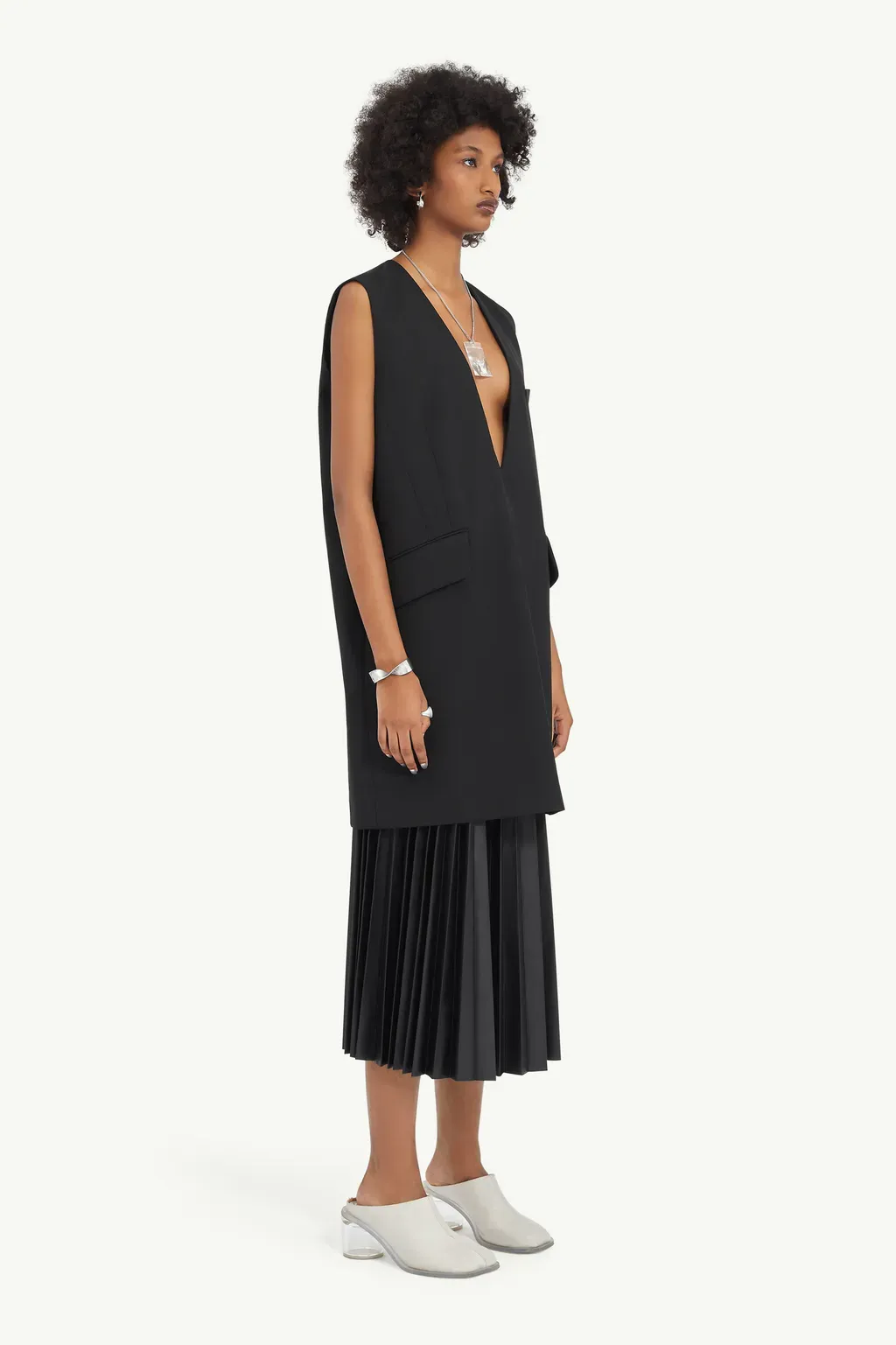 Tailoring Wool Mini Dress