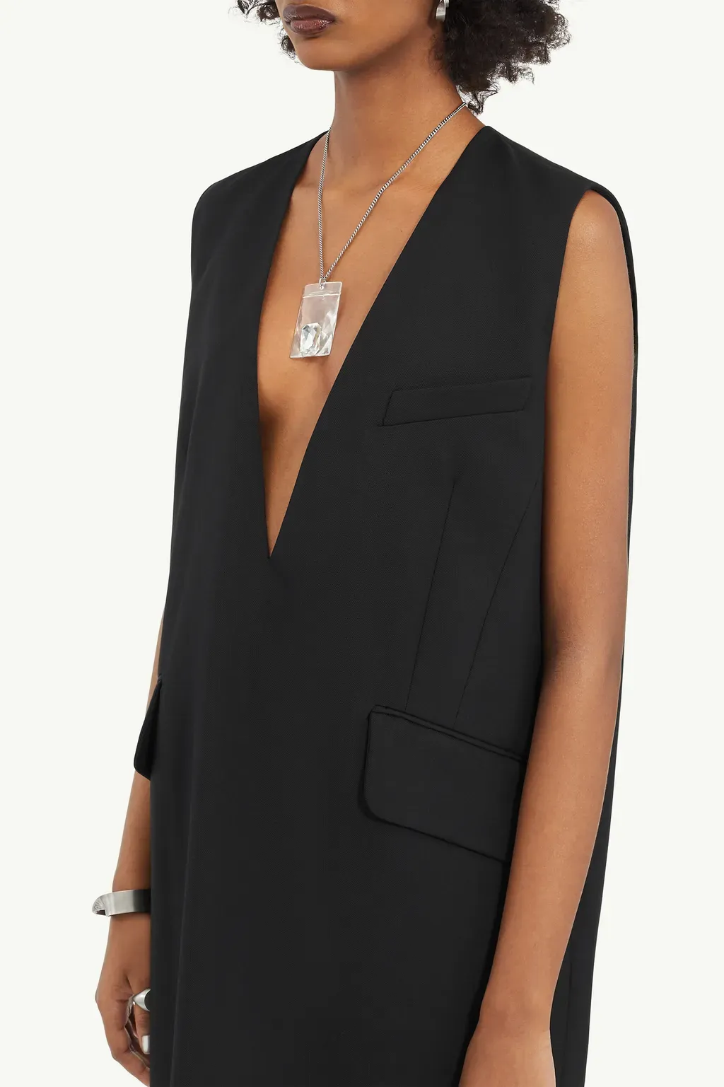 Tailoring Wool Mini Dress