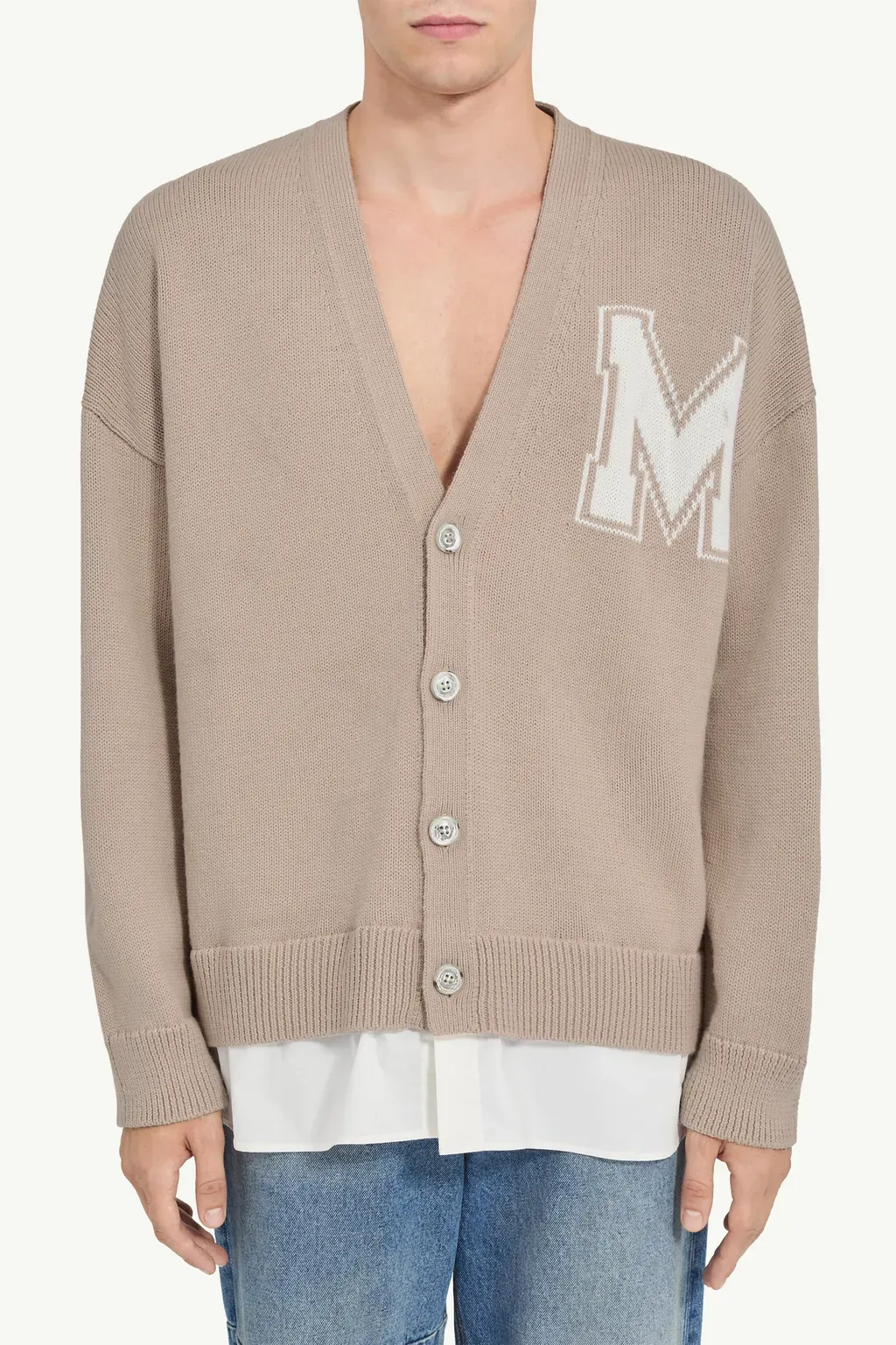 Two-In-One Knit Cardigan