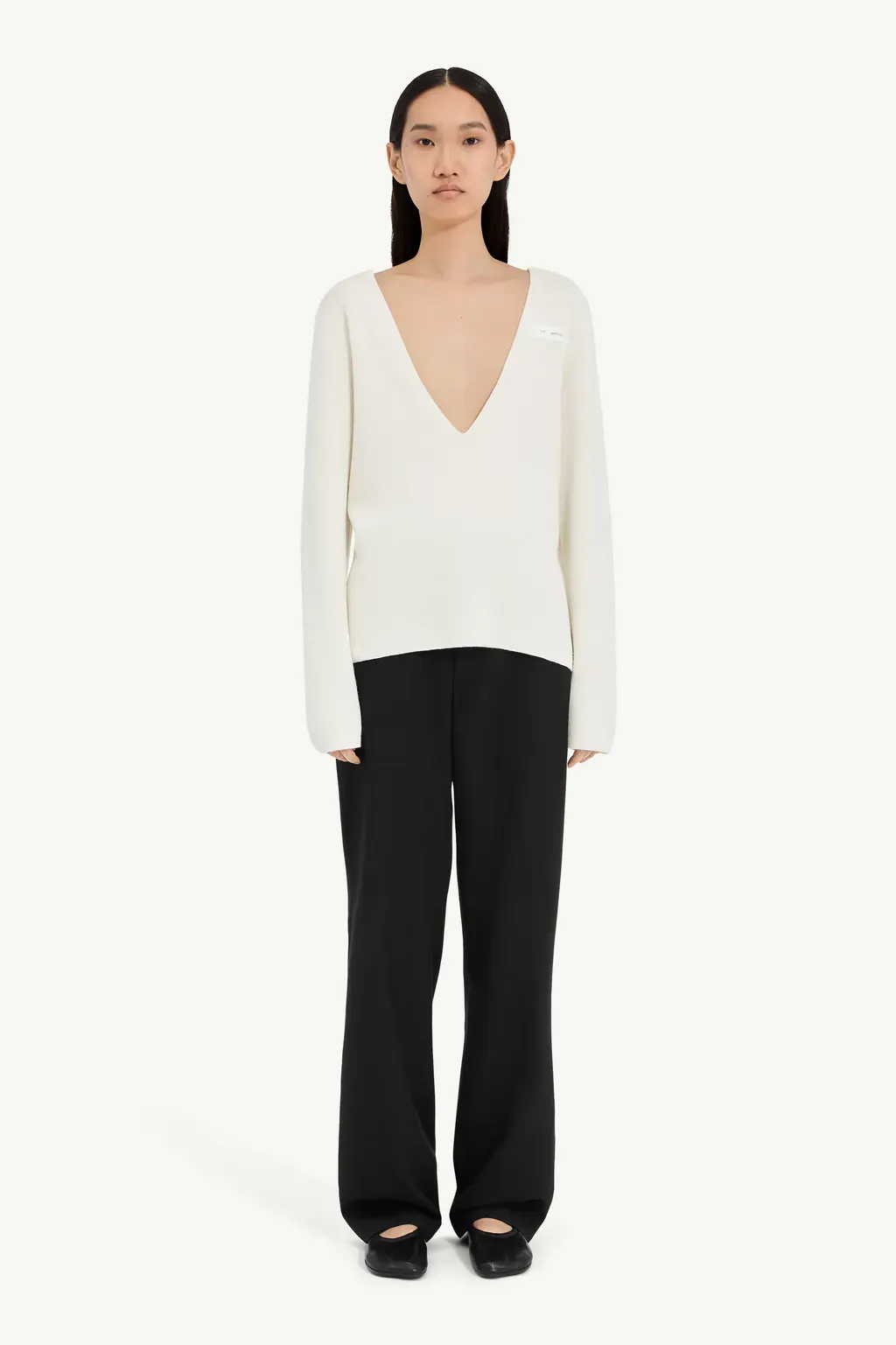 V-Neck Wool Sweater