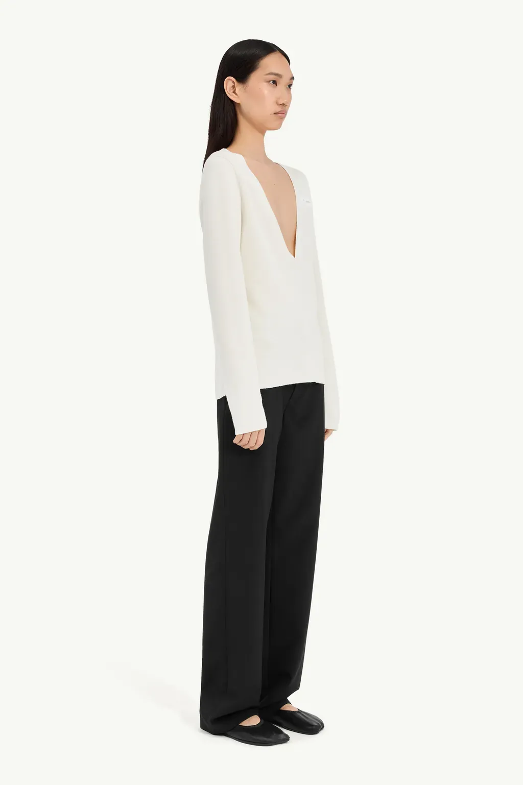 V-Neck Wool Sweater
