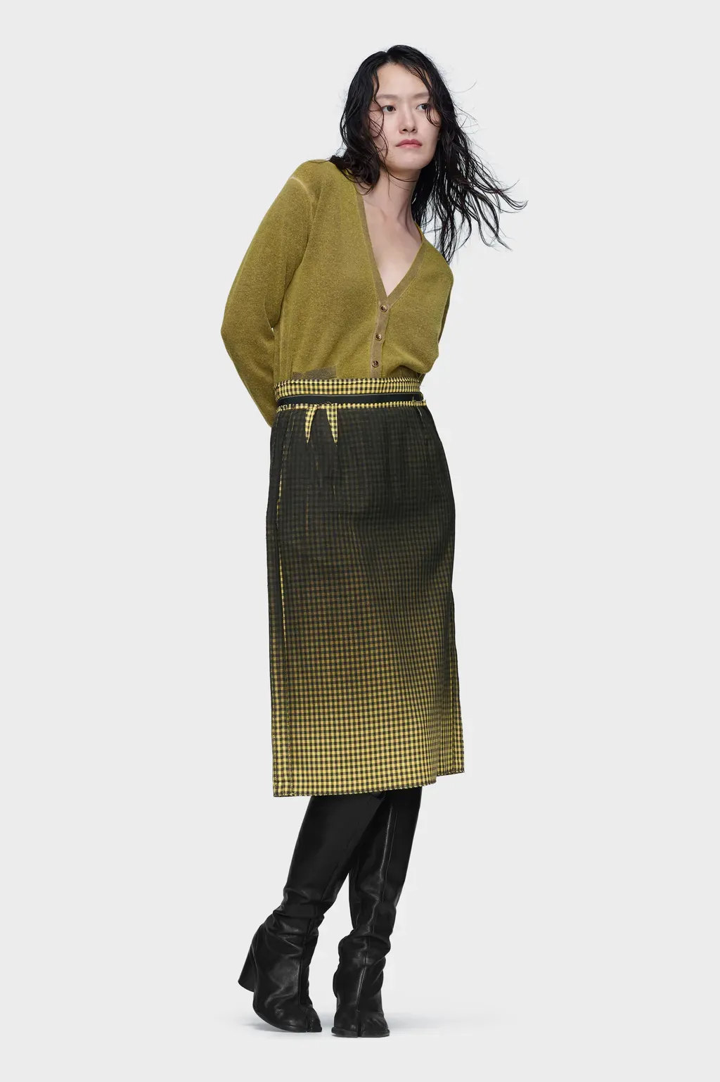 Virgin Wool V-Neck Cardigan