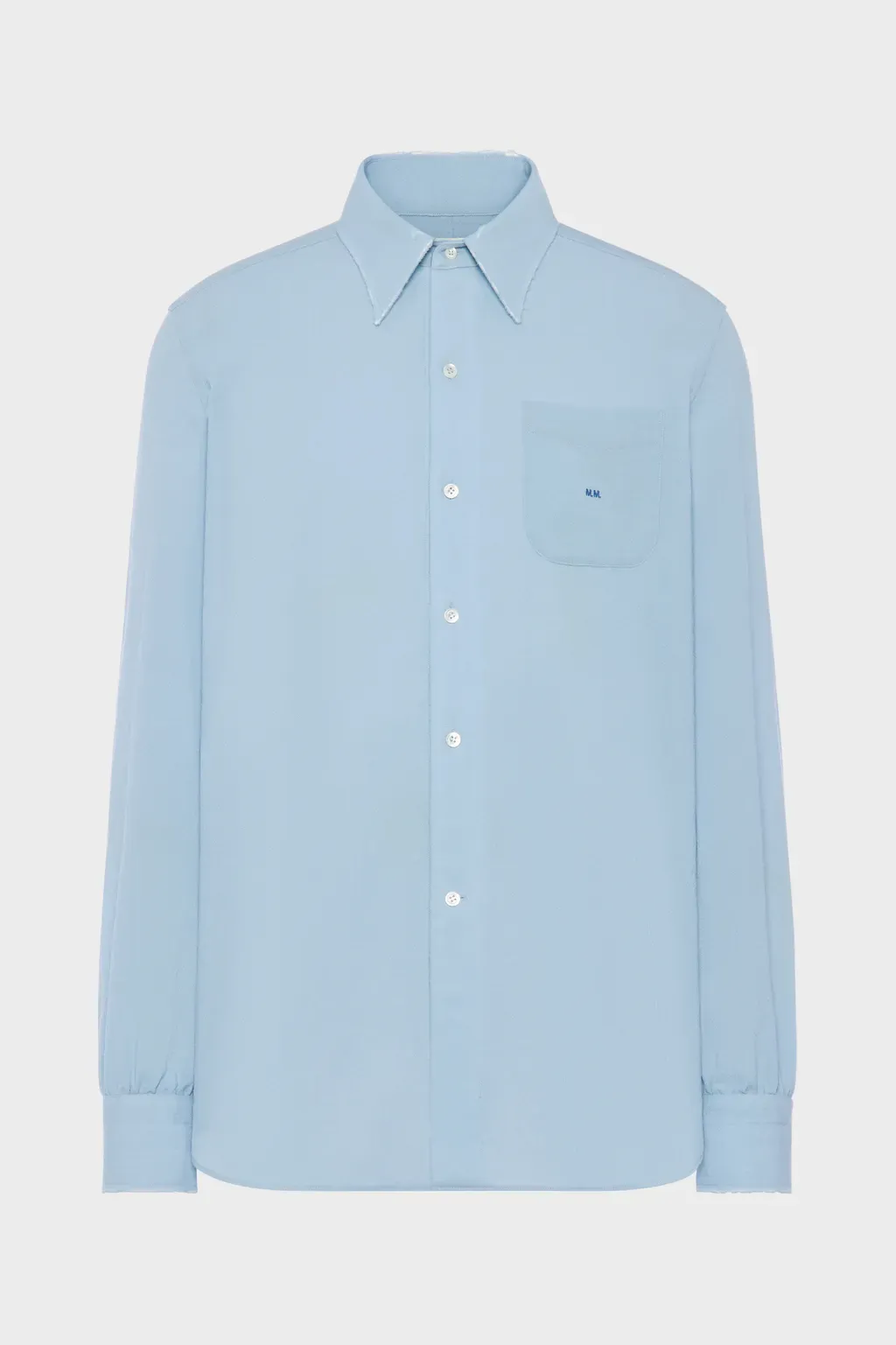 Virgin Wool Long-Sleeved Shirt