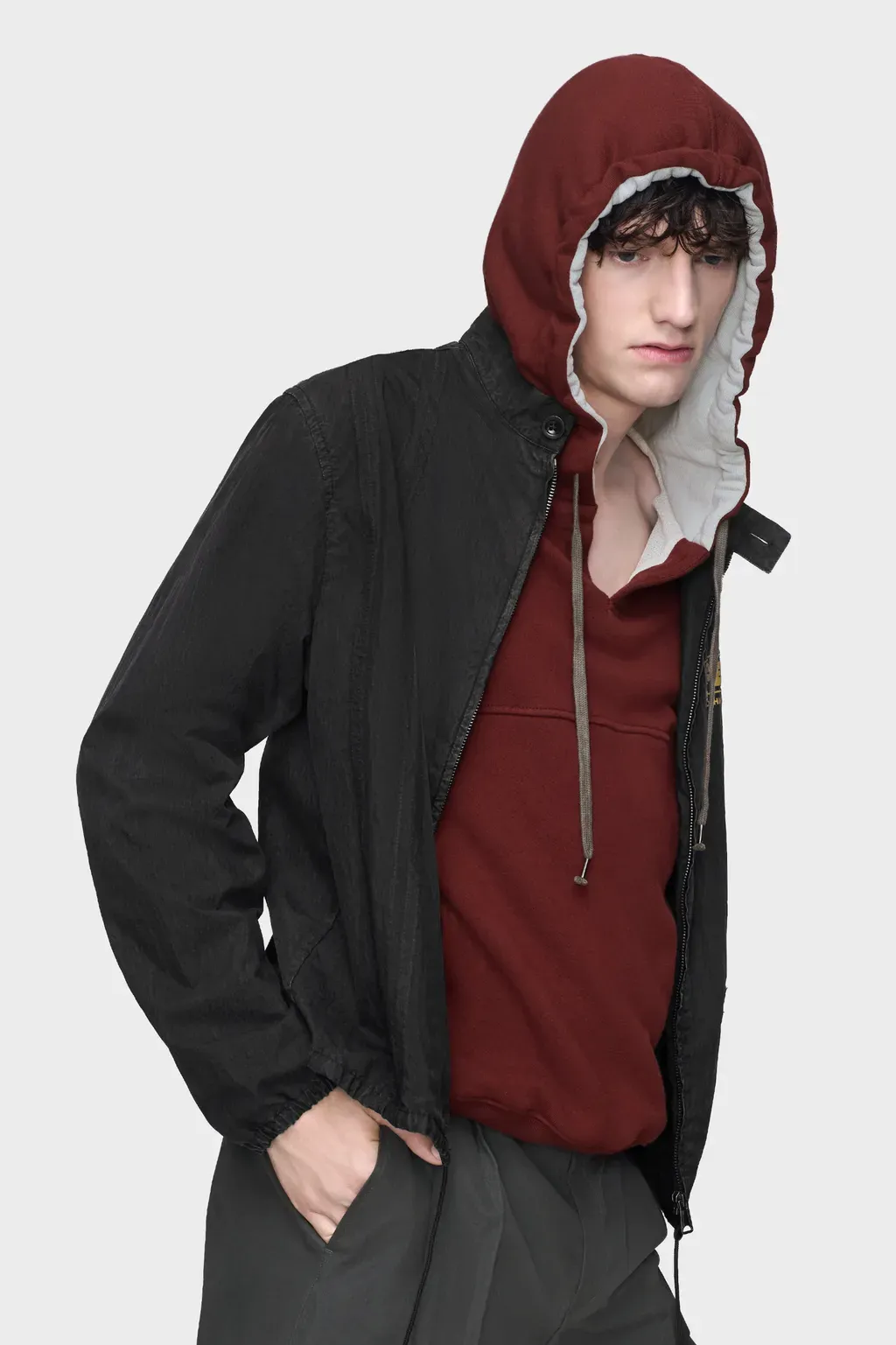 Vintage-Style Sportswear Jacket