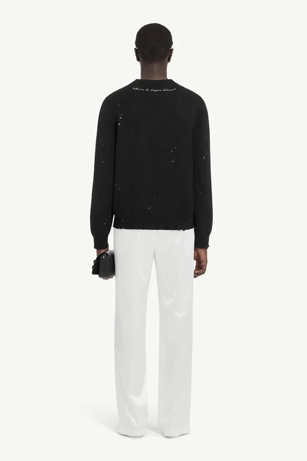 White Rabbit Print Jumper