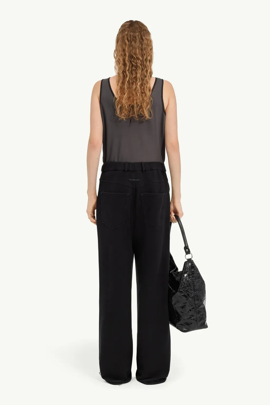 Wide-Leg Cotton Trousers
