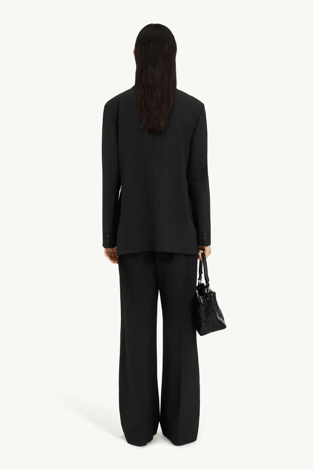 Wool-Blend Blazer With Gloves
