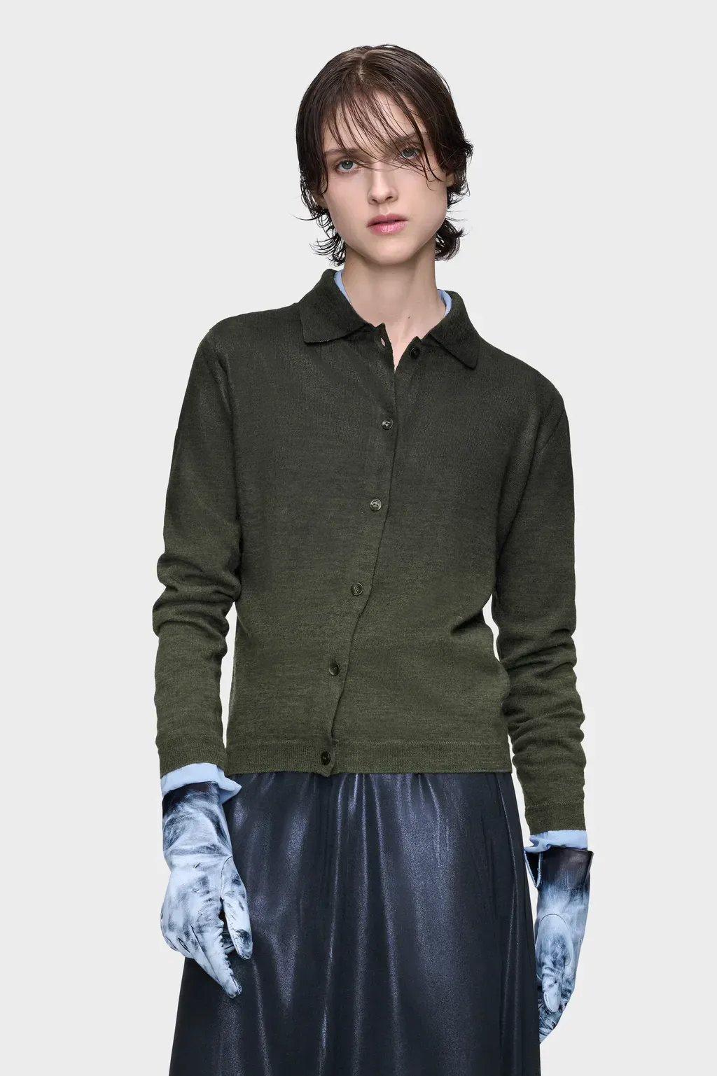 Wool-Blend Cardigan