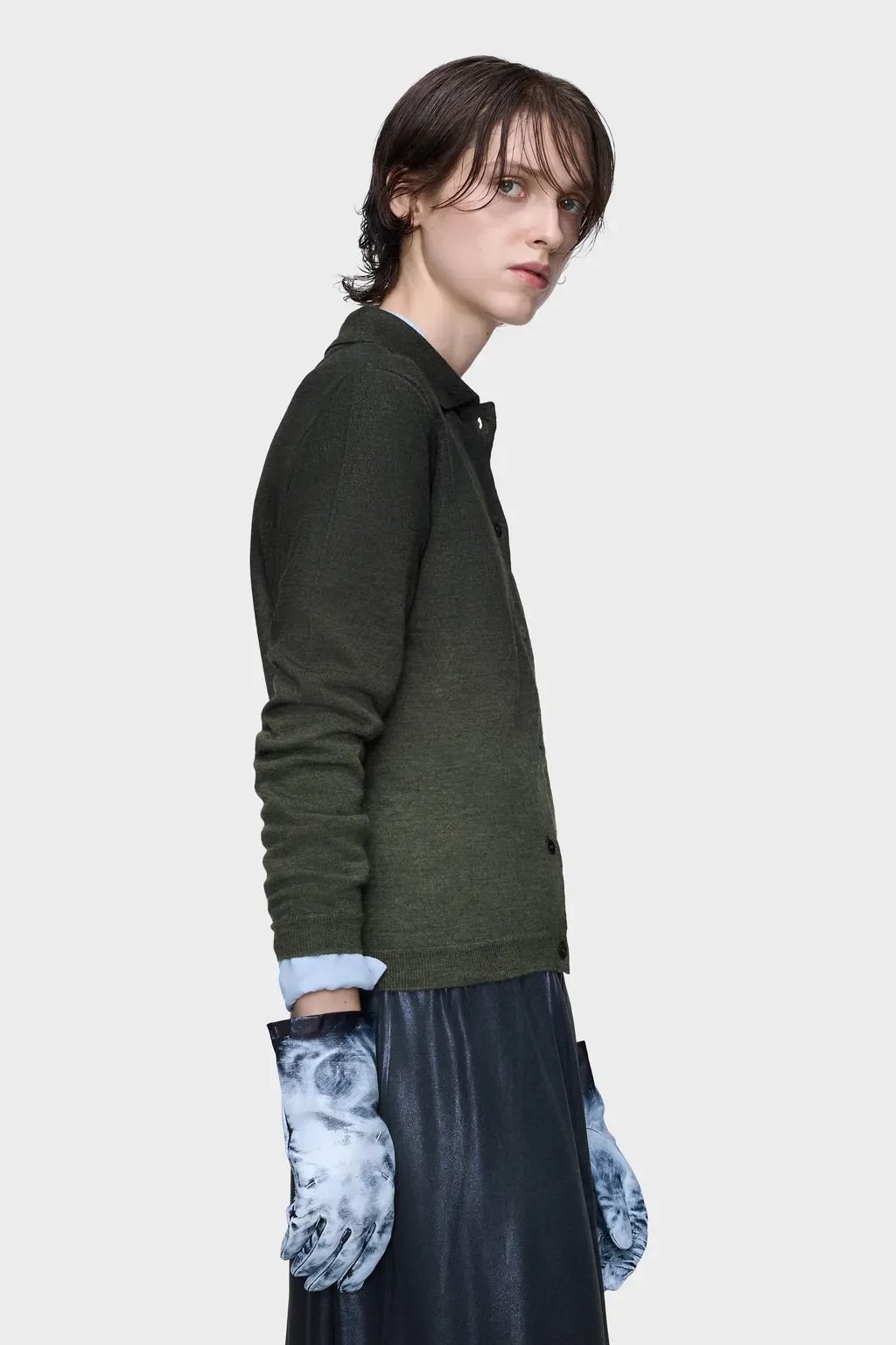 Wool-Blend Cardigan