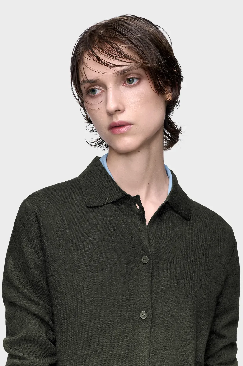 Wool-Blend Cardigan