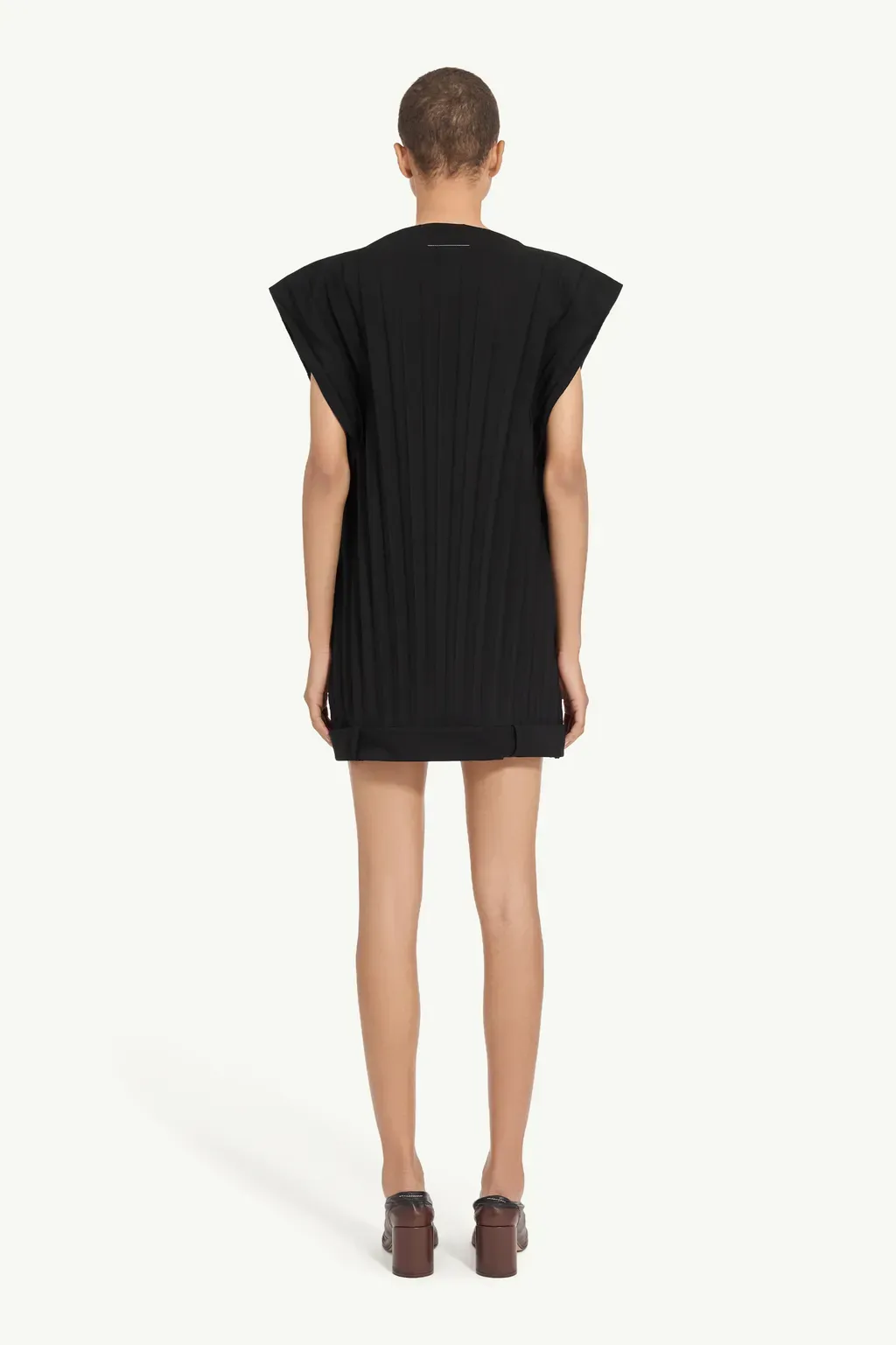 Wool Blend Mini Dress