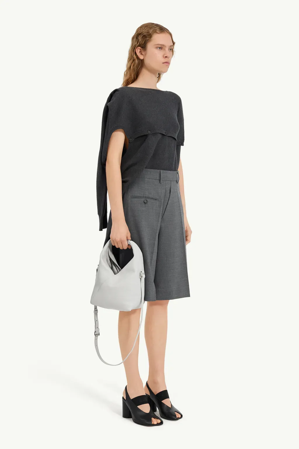 Wool-Blend Tailored Shorts