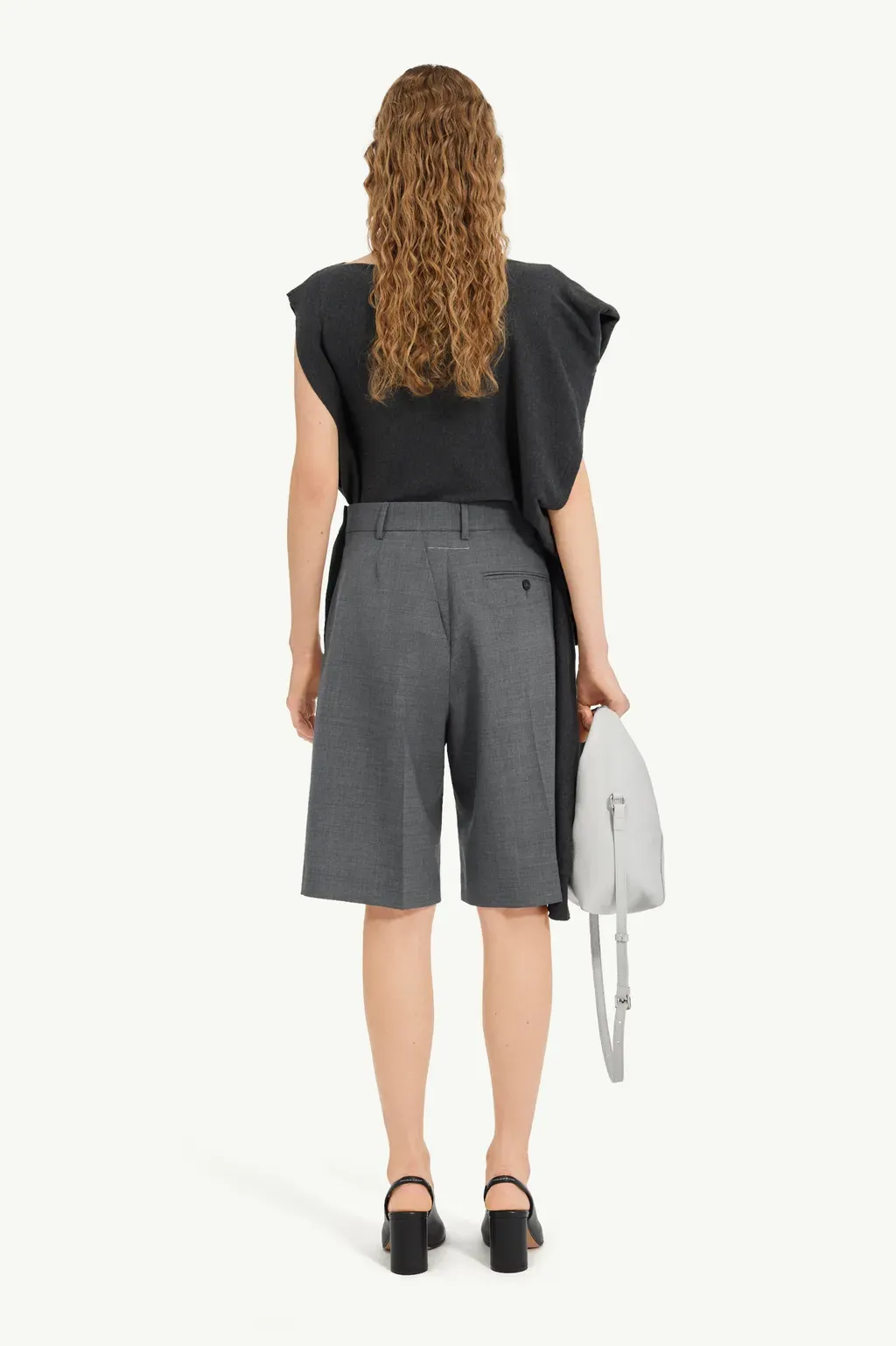 Wool-Blend Tailored Shorts