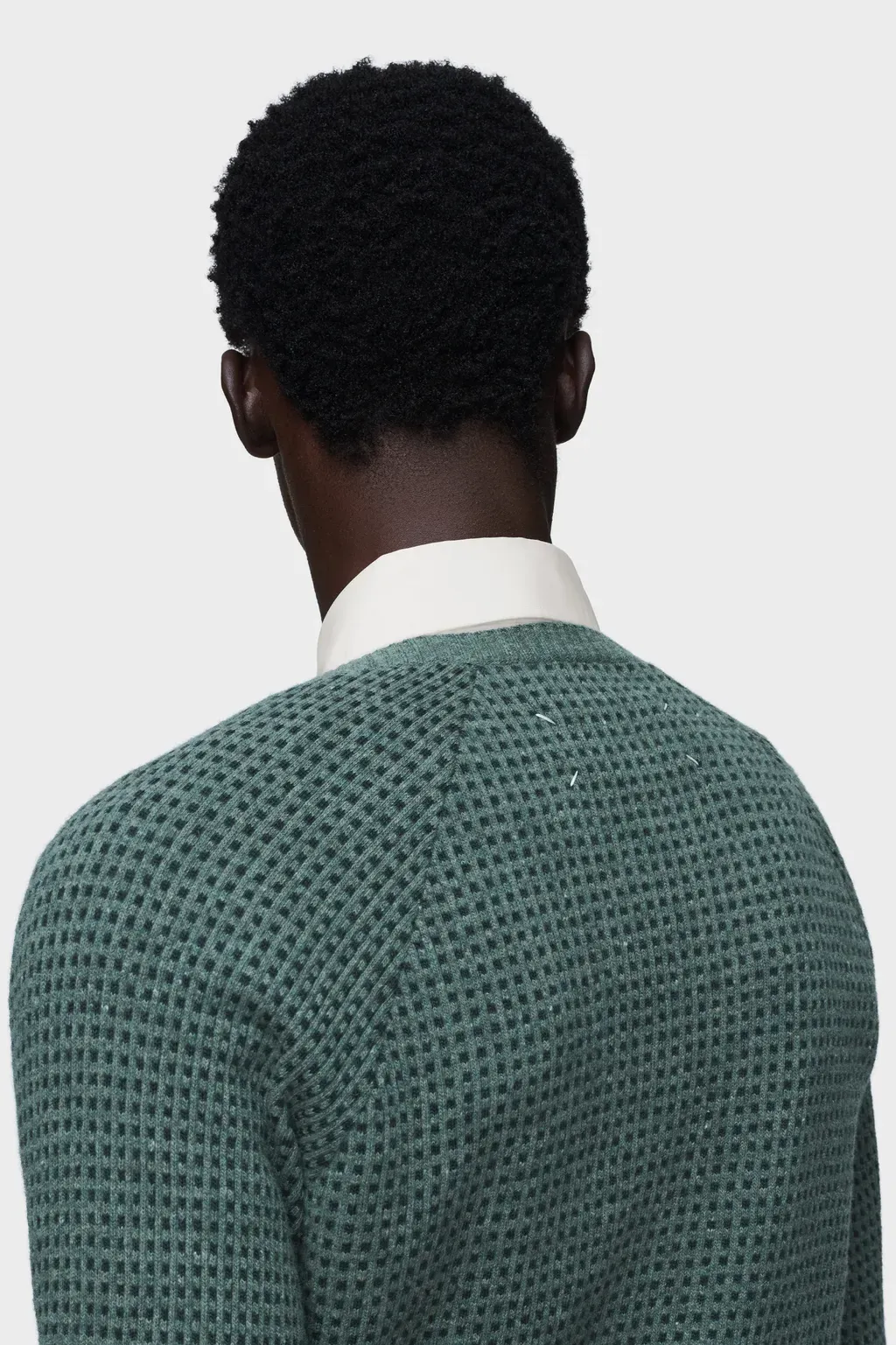 Wool-Blend V-Neck Sweater