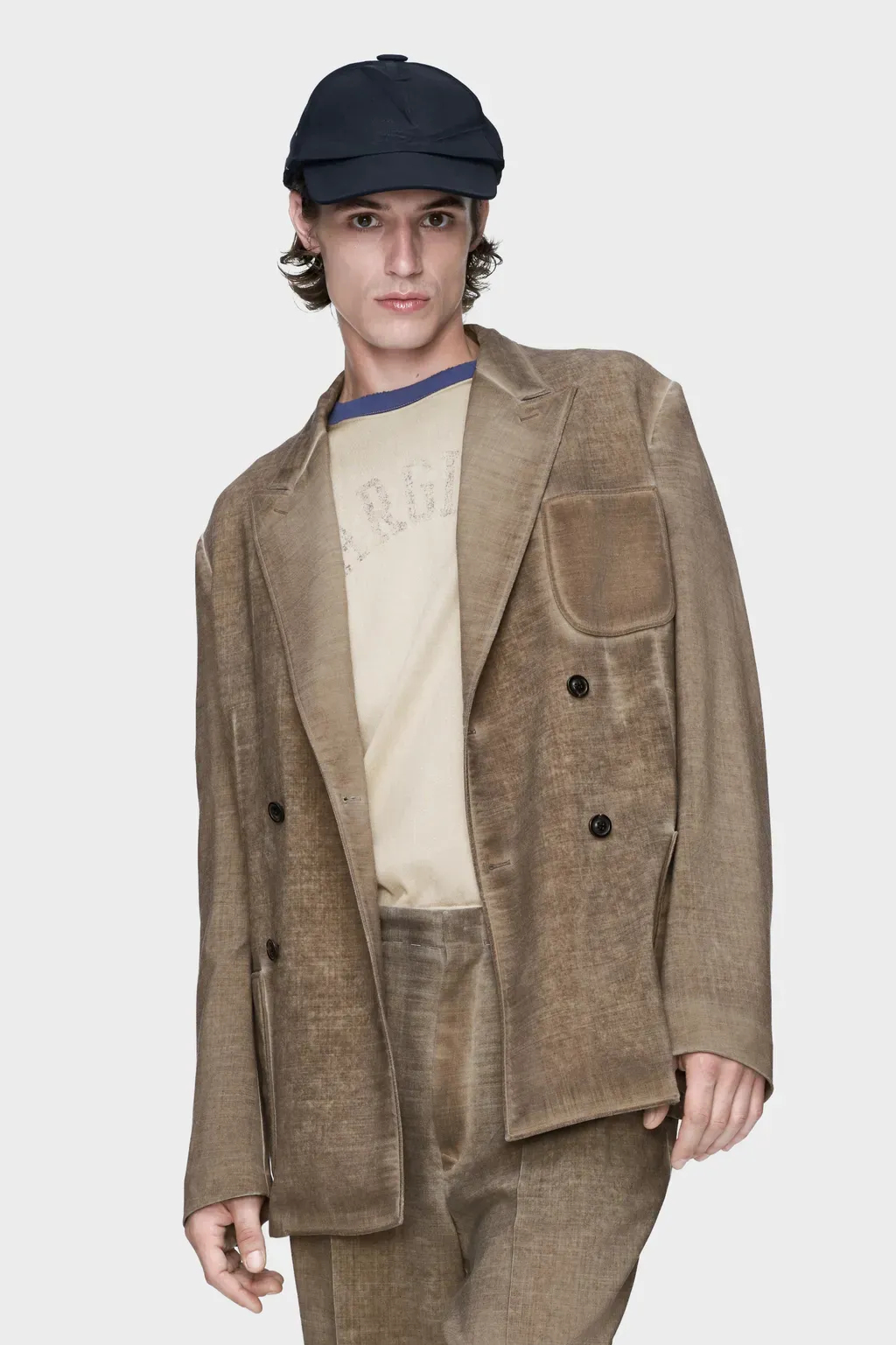 Wool Double-Breasted Jacket