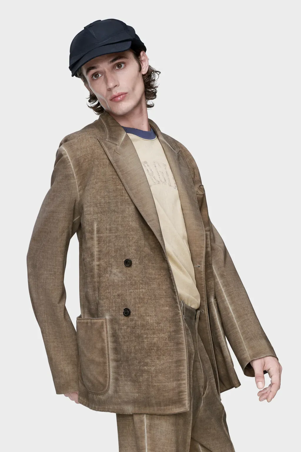 Wool Double-Breasted Jacket