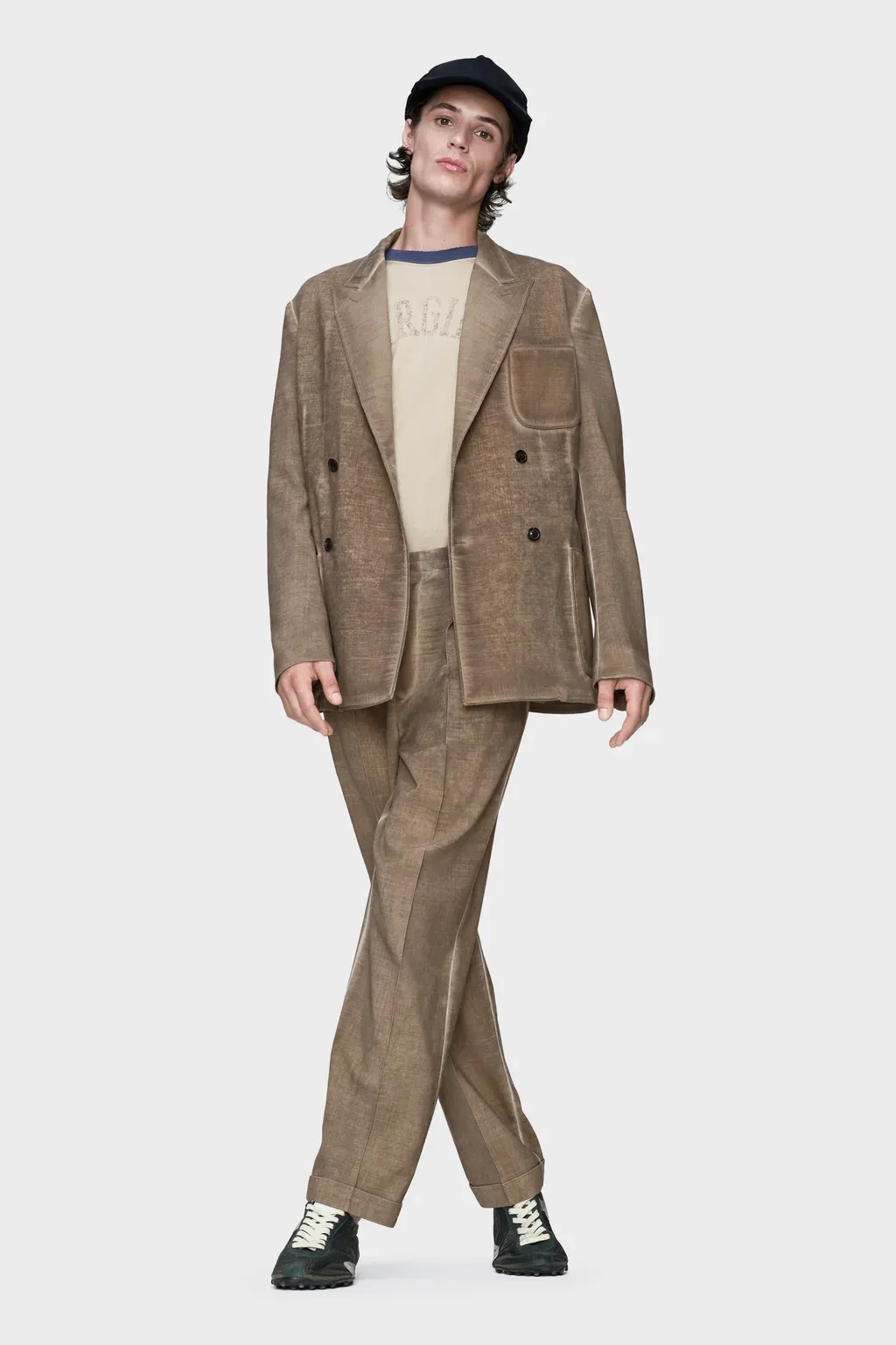 Wool Double-Breasted Jacket